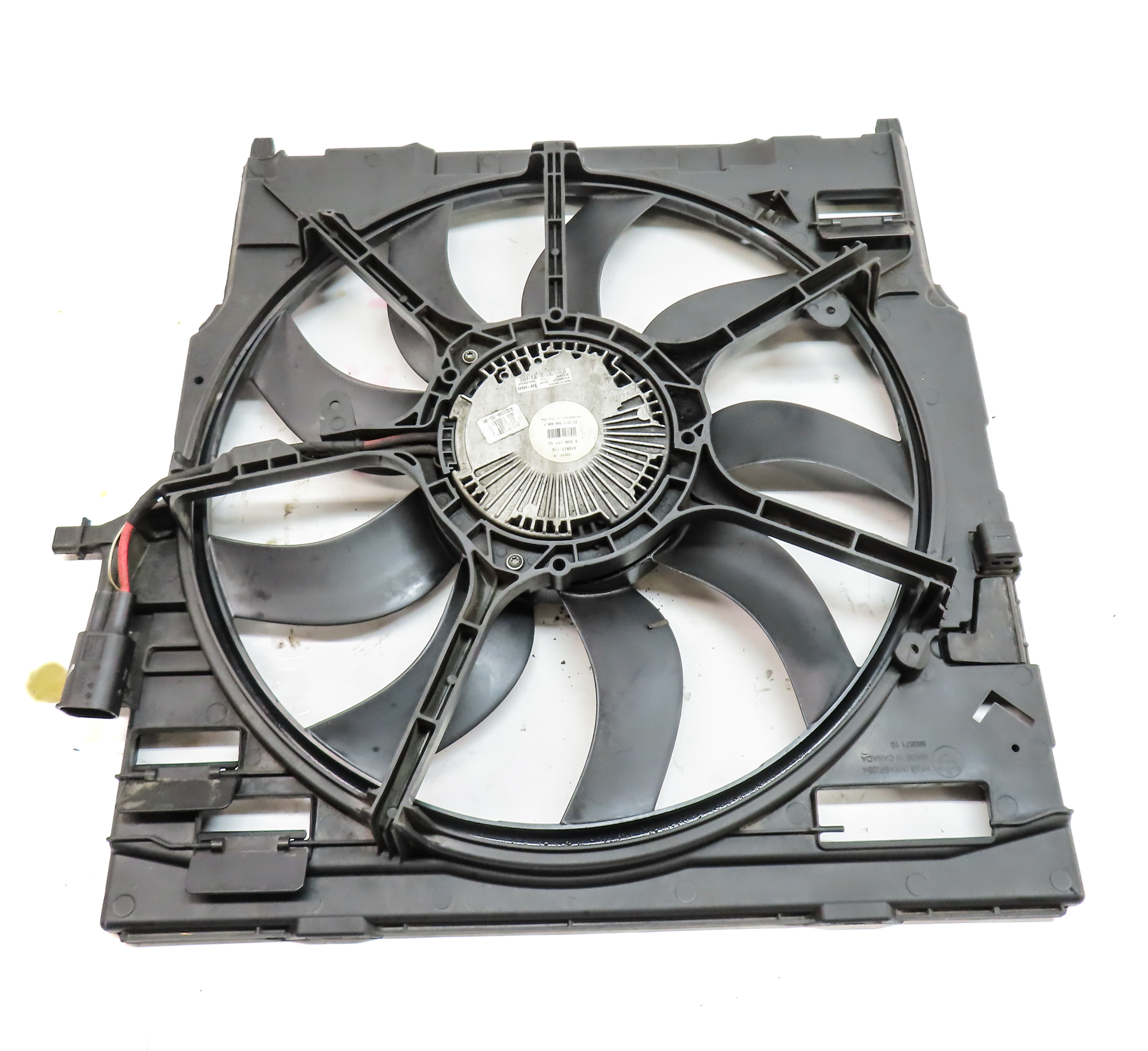 2009-2014 BMW X5 X6 (E70 E71) 3.0L N55 TURBO / 3.0L DIESEL COOLING FAN 850 WATT — exact item pictured