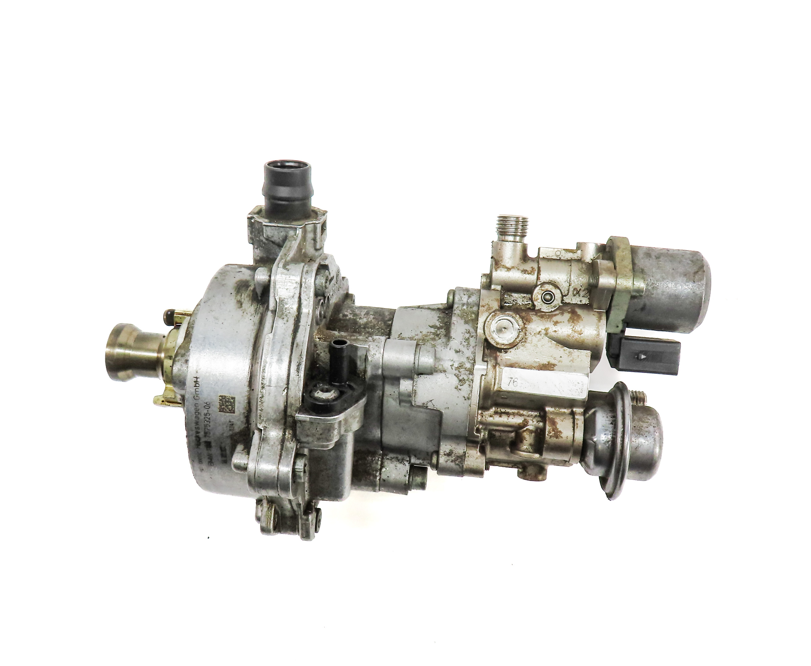 2011 BMW X5 (E70) 3.0L (N55) ENGINE HIGH PRESSURE FUEL PUMP w/ BRAKE VACUUM PUMP — exact item pictured