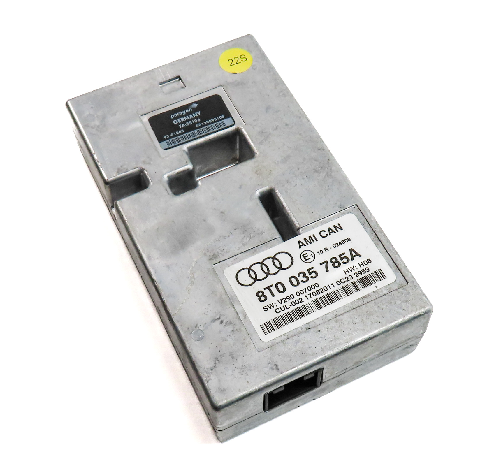 2012 AUDI A5 COUPE (B8 8T) RADIO STEREO MMI AMI MUSIC iPOD INTERFACE MODULE — exact item pictured