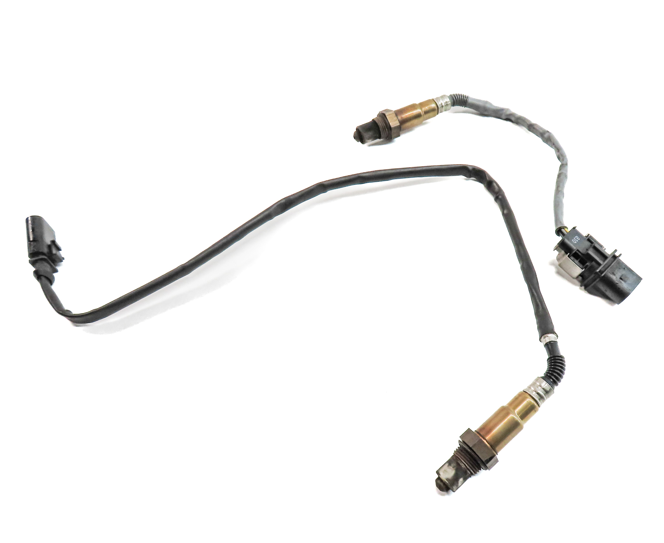 2012 AUDI A5 COUPE (B8 8T) 2.0L CAEB ENGINE OXYGEN O2 LAMBDA PROBE SENSOR SET/2 — exact item pictured