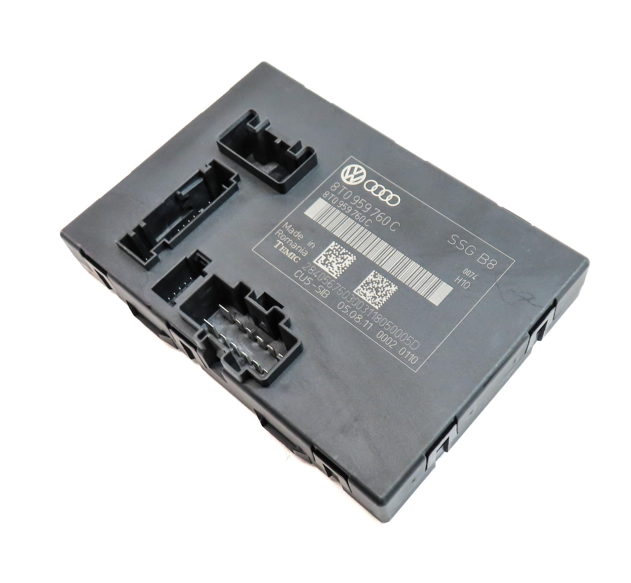 10-17 AUDI A5 B8 8T FRONT RIGHT PASSENGER MEMORY SEAT CONTROL MODULE (NON SPORT) — exact item pictured