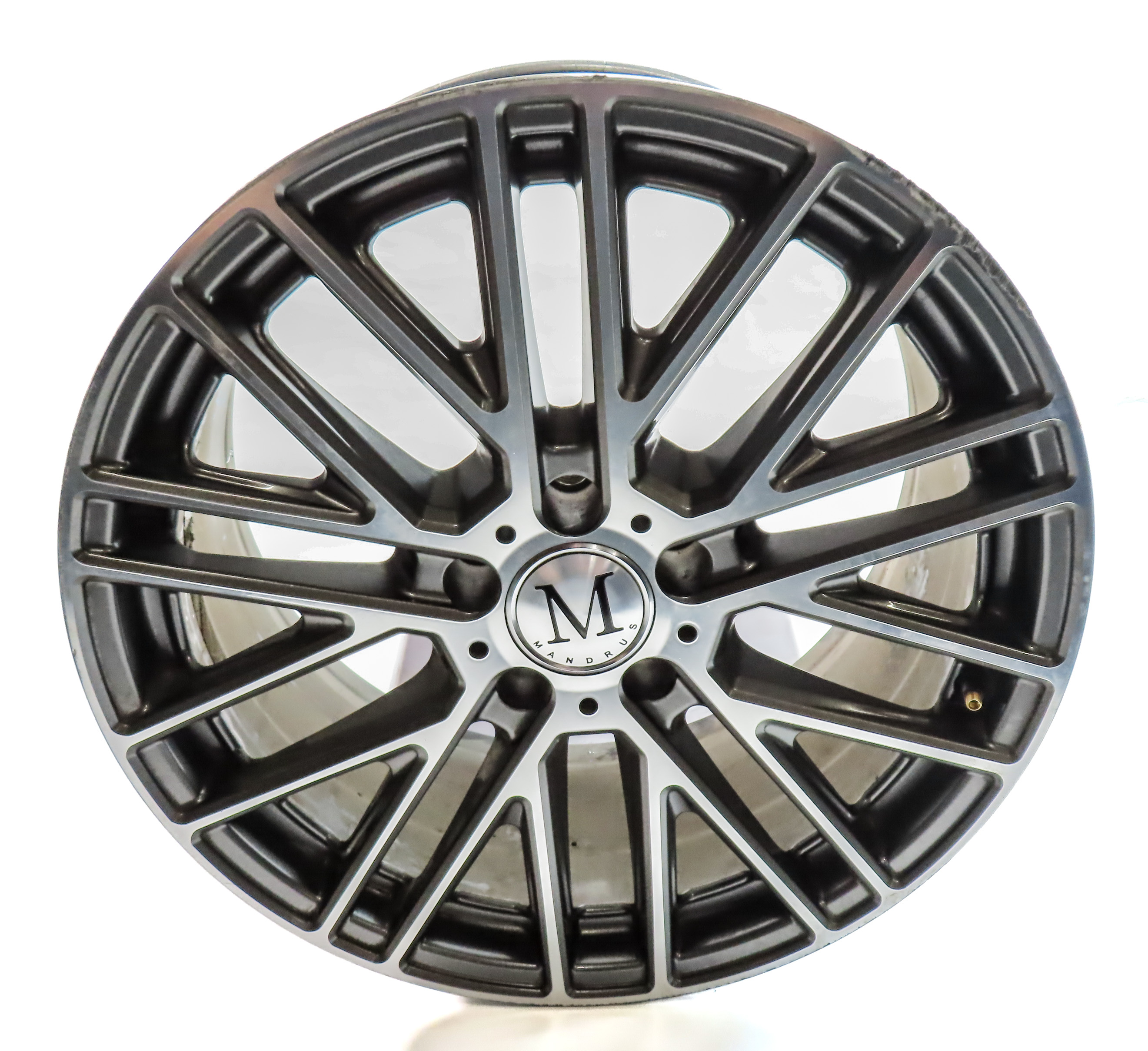 2012 AUDI A5 COUPE (B8 8T) 18X8.5 MANDRUS MASCHE WHEEL RIM GUNMETAL/MIRROR FACE — exact item pictured