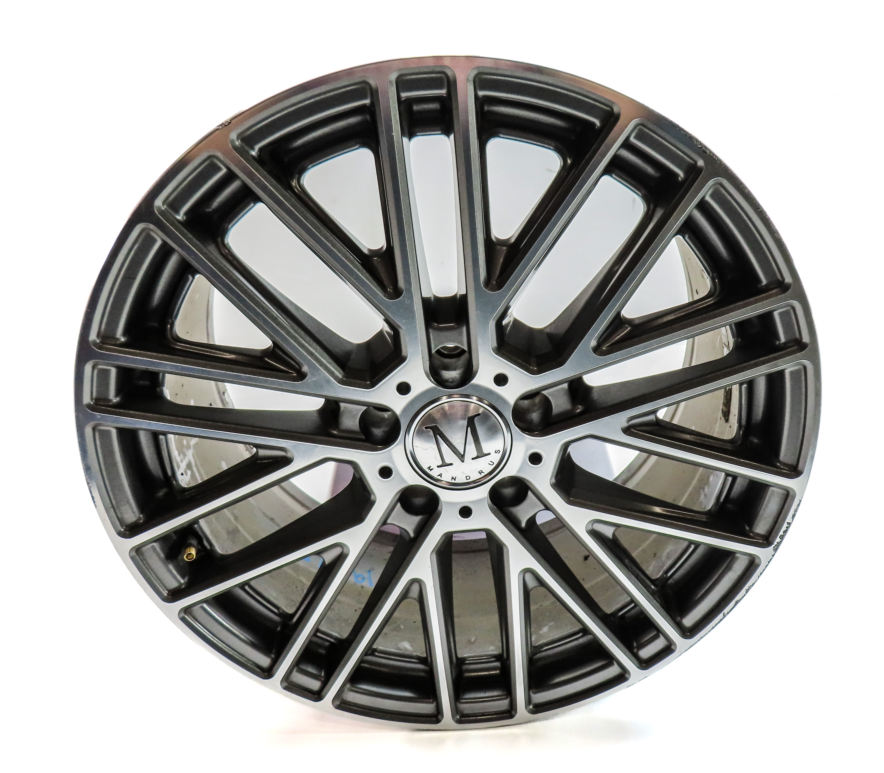 2012 AUDI A5 COUPE (B8 8T) 18X8.5 MANDRUS MASCHE WHEEL RIM GUNMETAL/MIRROR FACE — exact item pictured