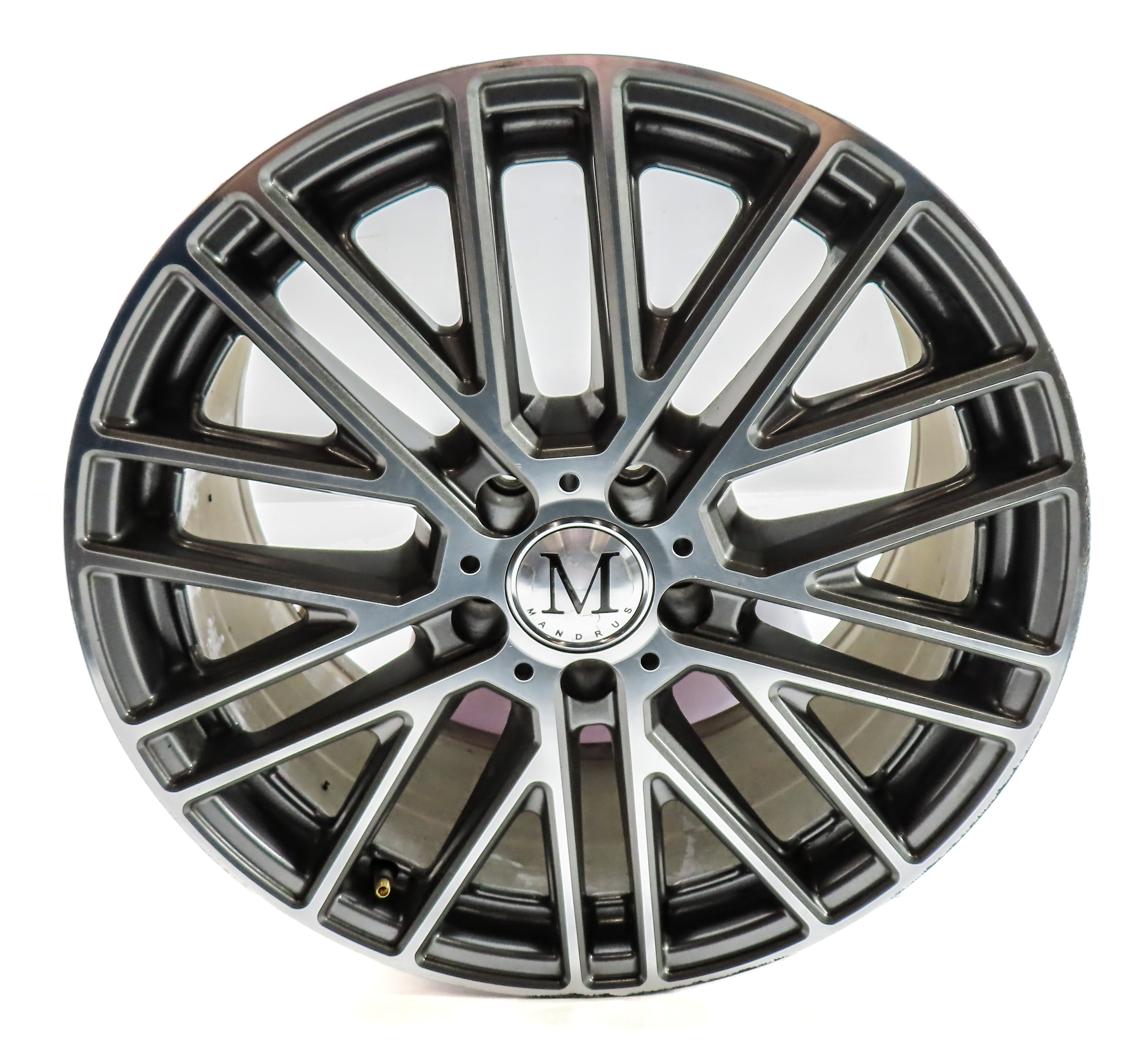 2012 AUDI A5 COUPE (B8 8T) 18X8.5 MANDRUS MASCHE WHEEL RIM GUNMETAL/MIRROR FACE — exact item pictured