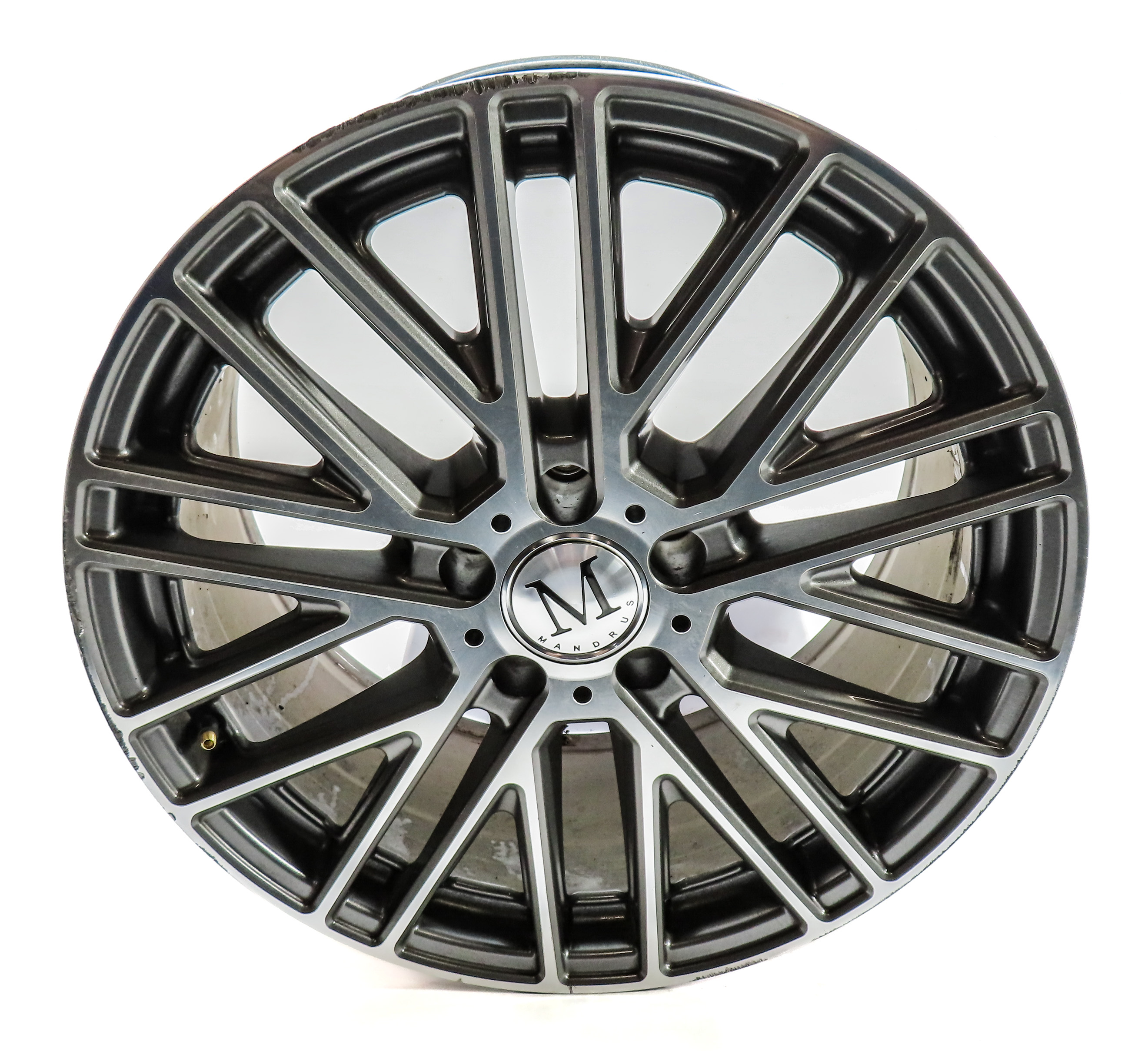 2012 AUDI A5 COUPE (B8 8T) 18X8.5 MANDRUS MASCHE WHEEL RIM GUNMETAL/MIRROR FACE — exact item pictured