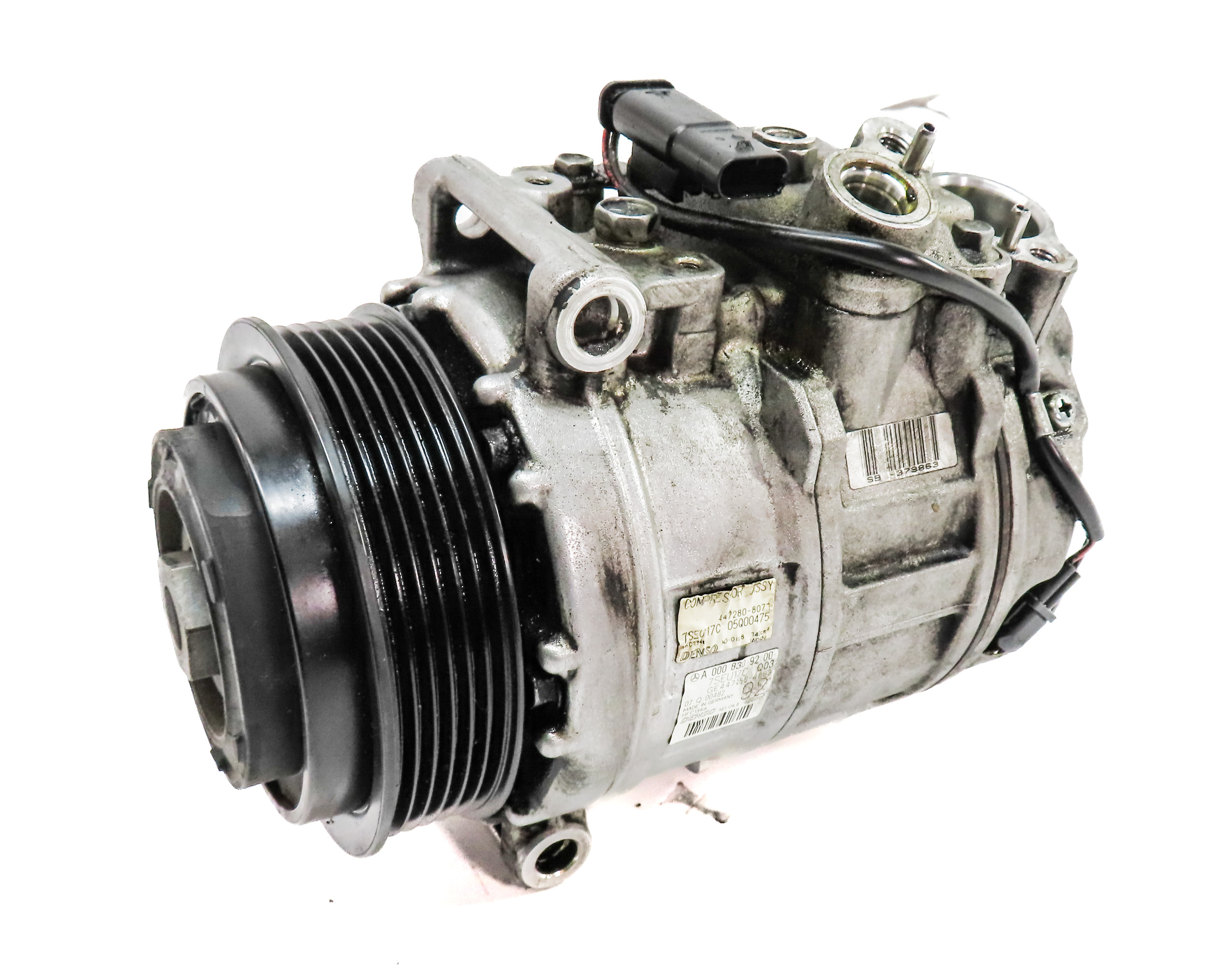 2014-2015 MERCEDES GL450 GL550 GL63 (X166) 4.6L ENGINE A/C AIR COMPRESSOR PUMP — exact item pictured