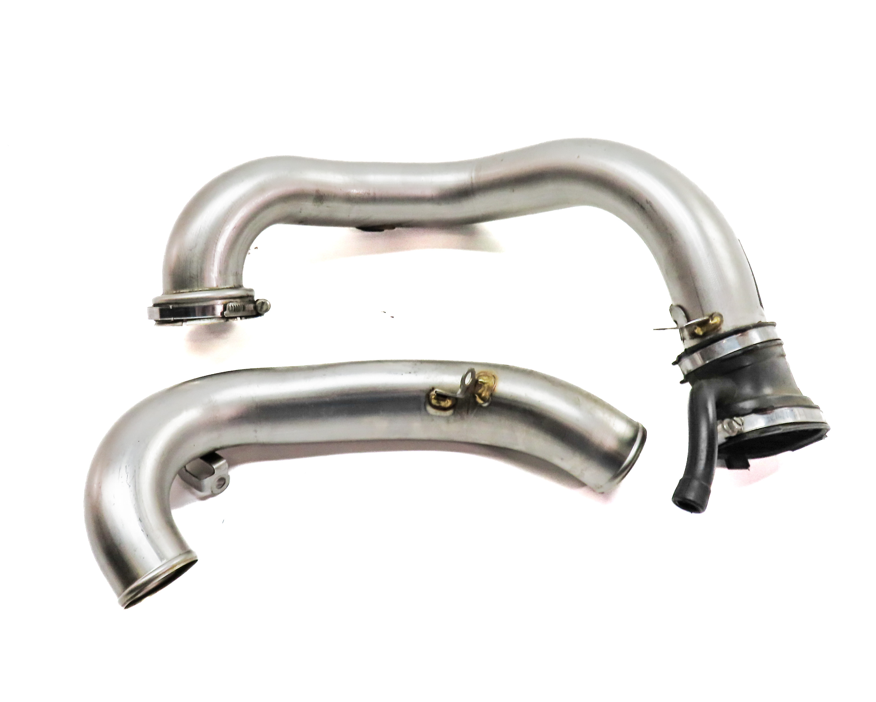 2014 MERCEDES GL450 (X166) 4.6L (M278.928) LEFT ENGINE AIR INTAKE PIPE SET/2 — exact item pictured