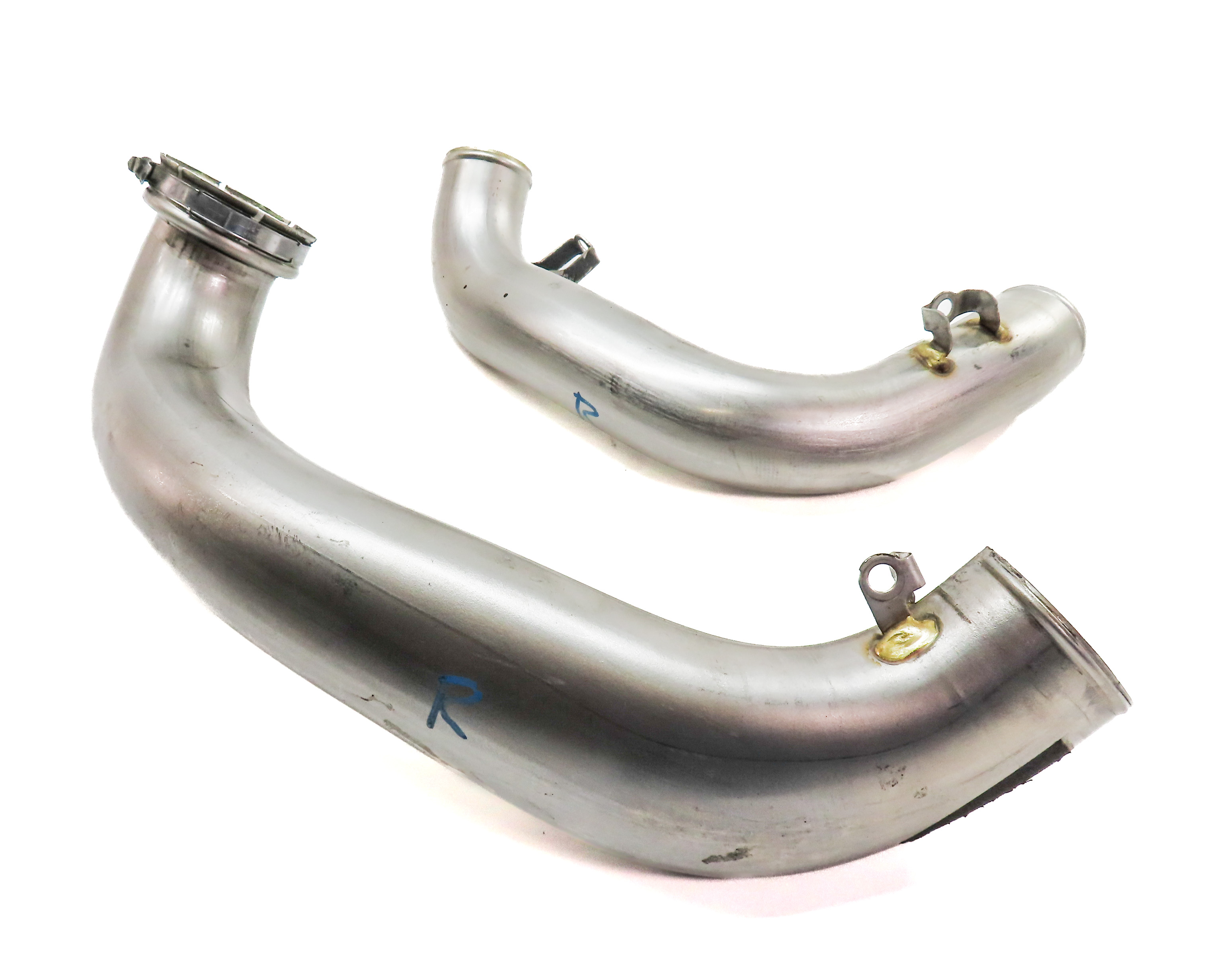 2014 MERCEDES GL450 (X166) 4.6L (M278.928) RIGHT ENGINE AIR INTAKE PIPE SET/2 — exact item pictured