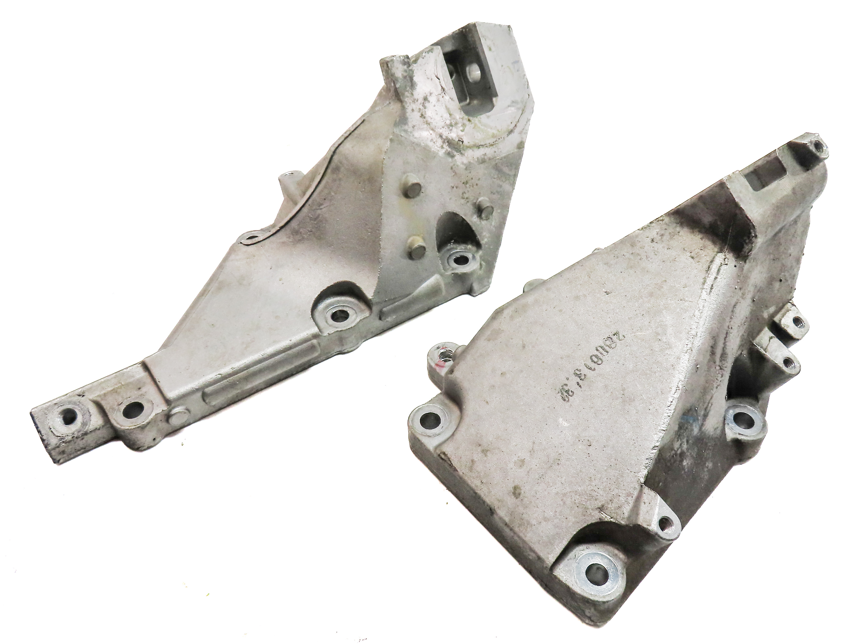 2014 MERCEDES GL450 X166 4.6L M278.928 ENGINE MOTOR SUPPORT MOUNT BRACKET SET/2 — exact item pictured