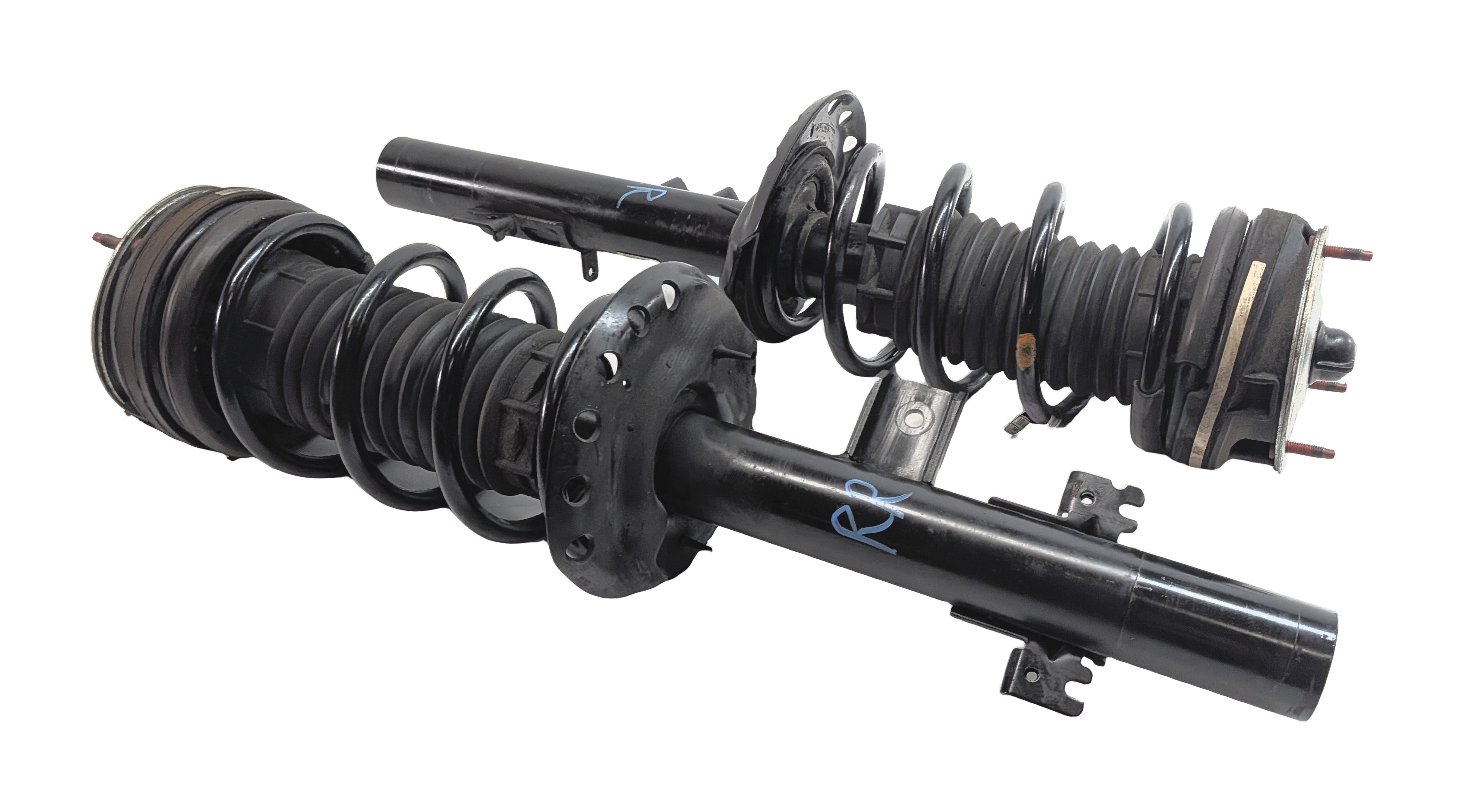 12-19 RANGE ROVER EVOQUE (L538) REAR LEFT & RIGHT SUSPENSION SHOCK STRUT SET-2 — exact item pictured