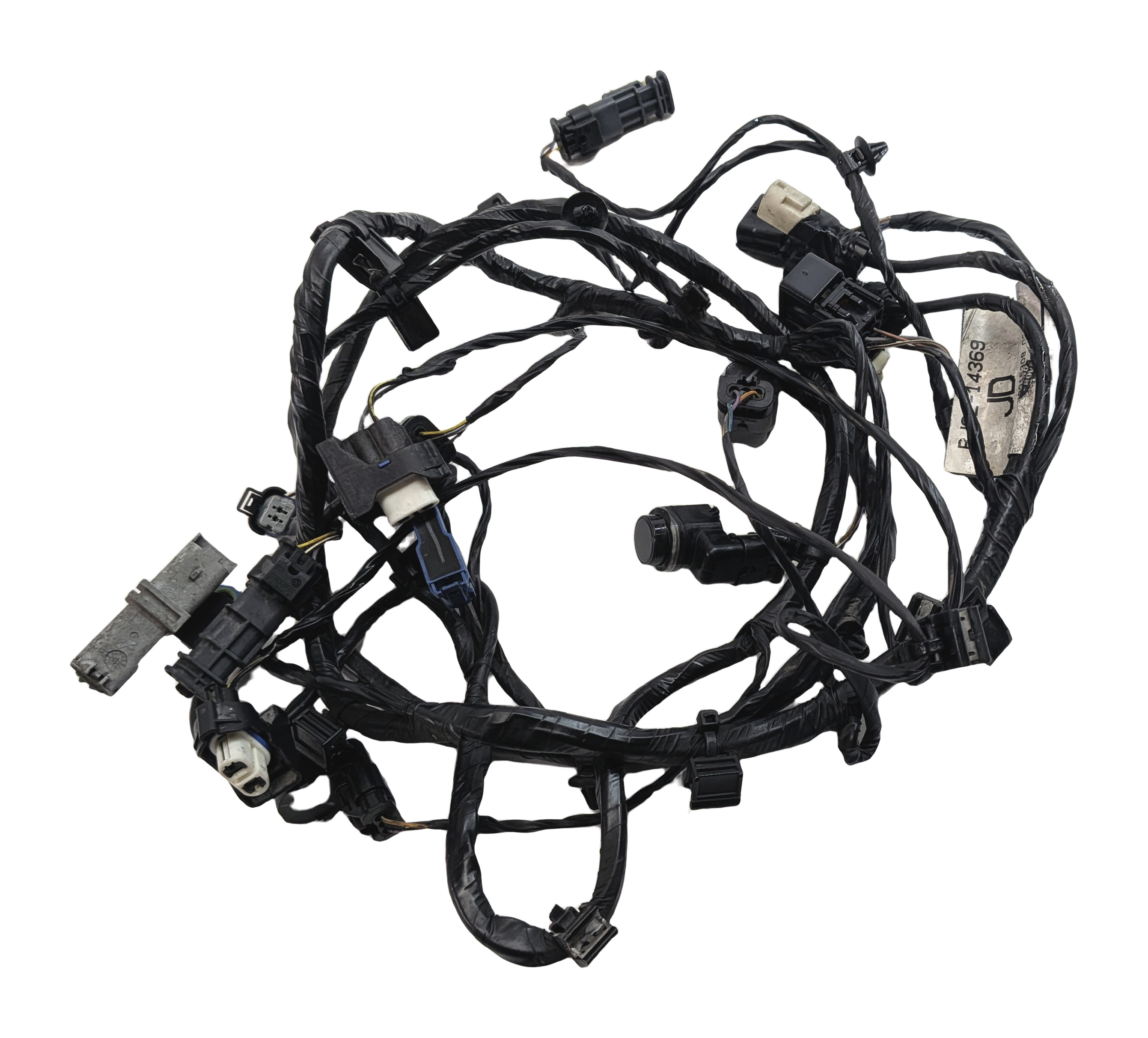 2013 ROVER EVOQUE L538 FRONT PARK ASSIST PDC DISTANCE CONTROL WIRE SENSOR SET/4 — exact item pictured