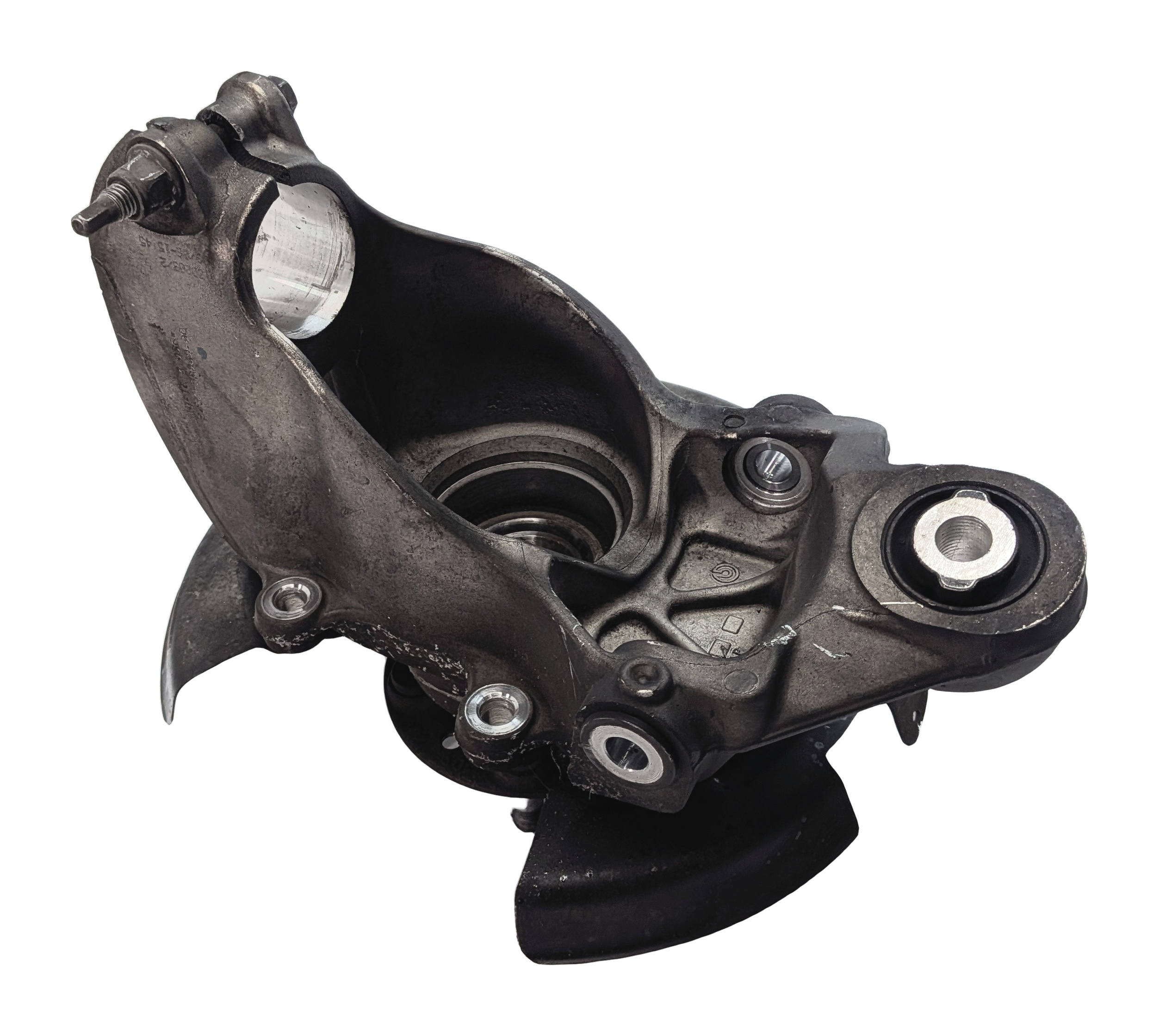 12-19 RANGE ROVER EVOQUE (L538) REAR LEFT DRIVER SPINDLE KNUCKLE WHEEL HUB — exact item pictured