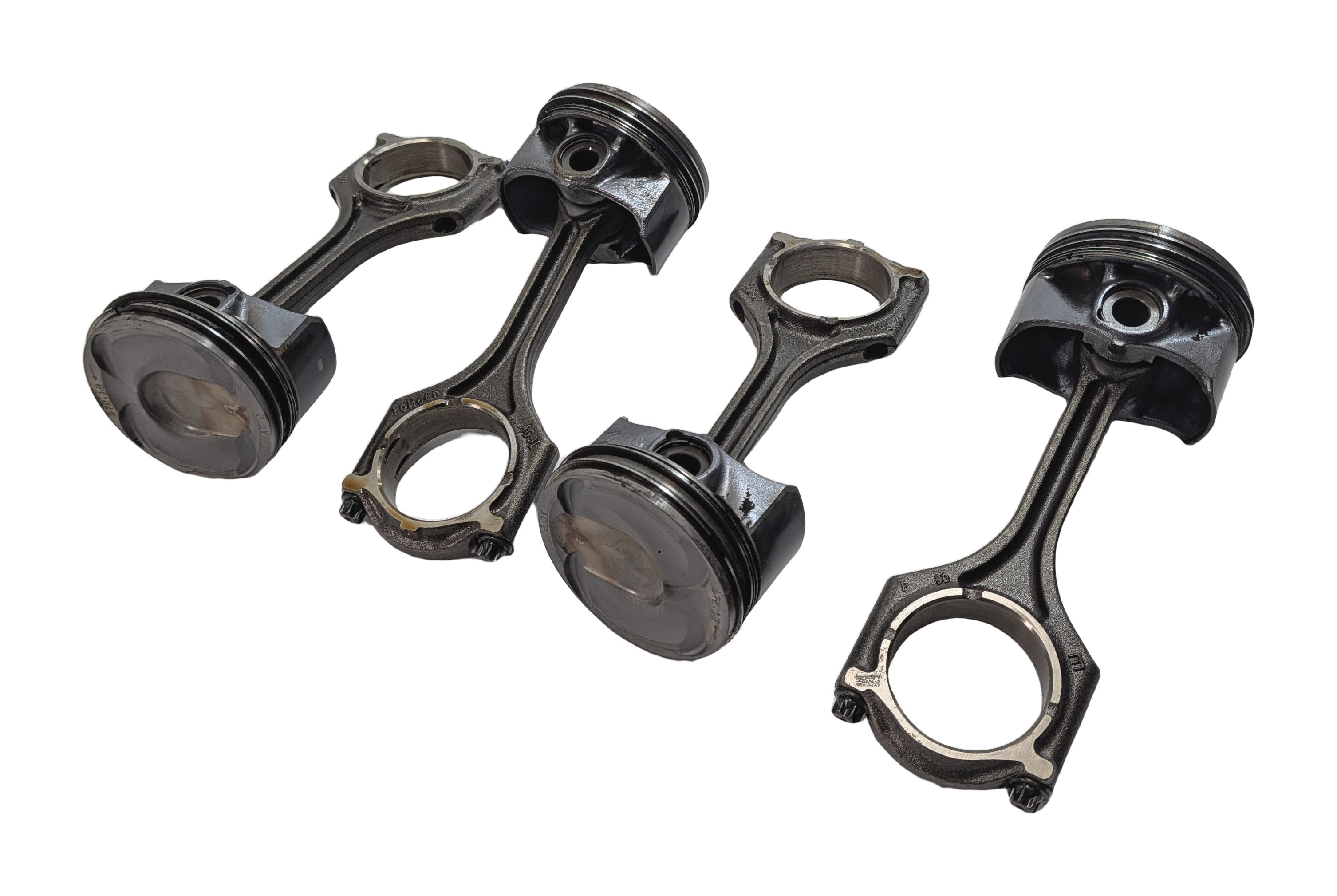 2013 RANGE ROVER EVOQUE (L538) 2.0L ENGINE PISTON & CONNECTING ROD SET/ 4 — exact item pictured
