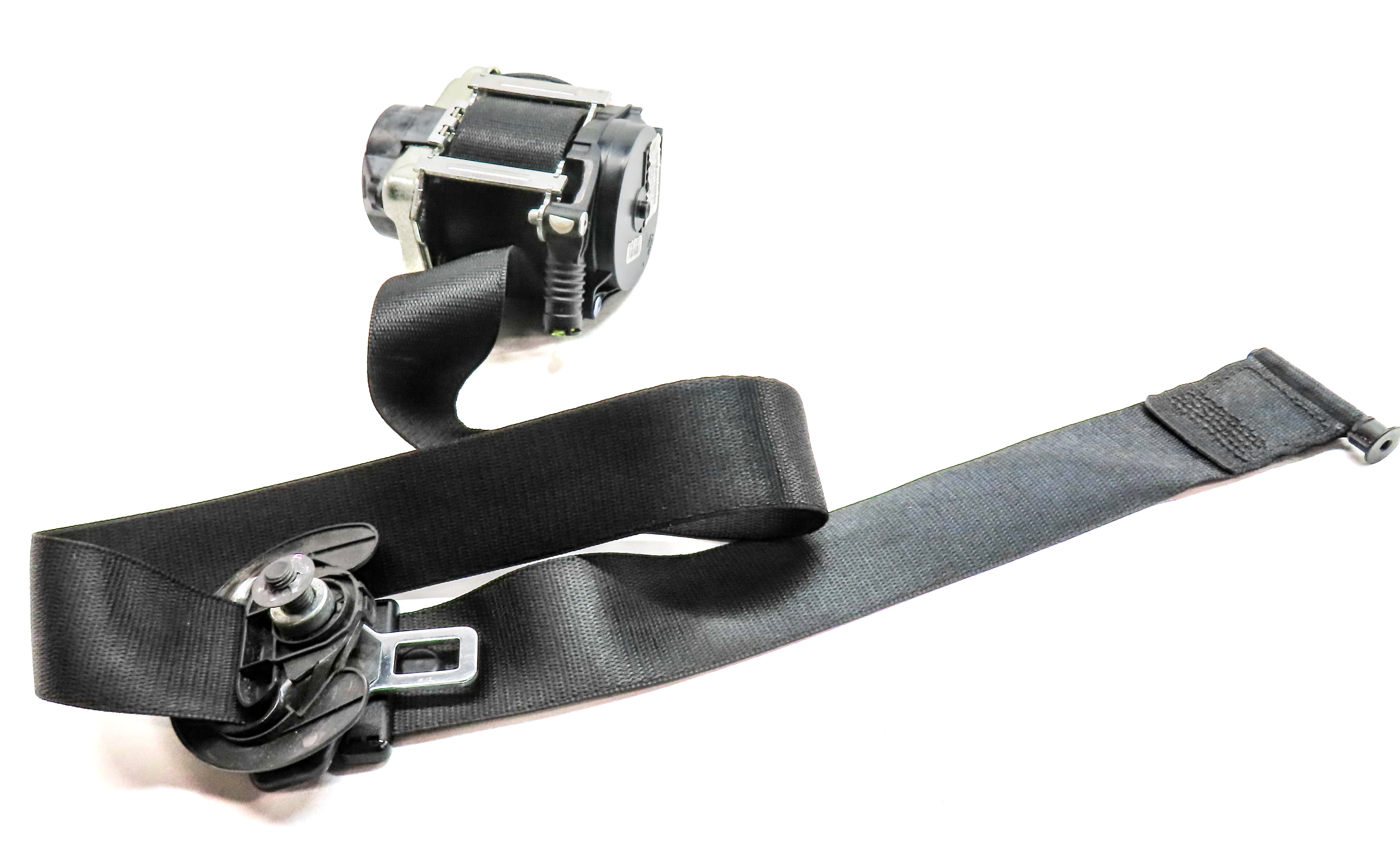 2014-2019 BMW X5 X6 (F15 F16) RIGHT FRONT PASSENGER SEATBELT RETRACTOR (Black) — exact item pictured