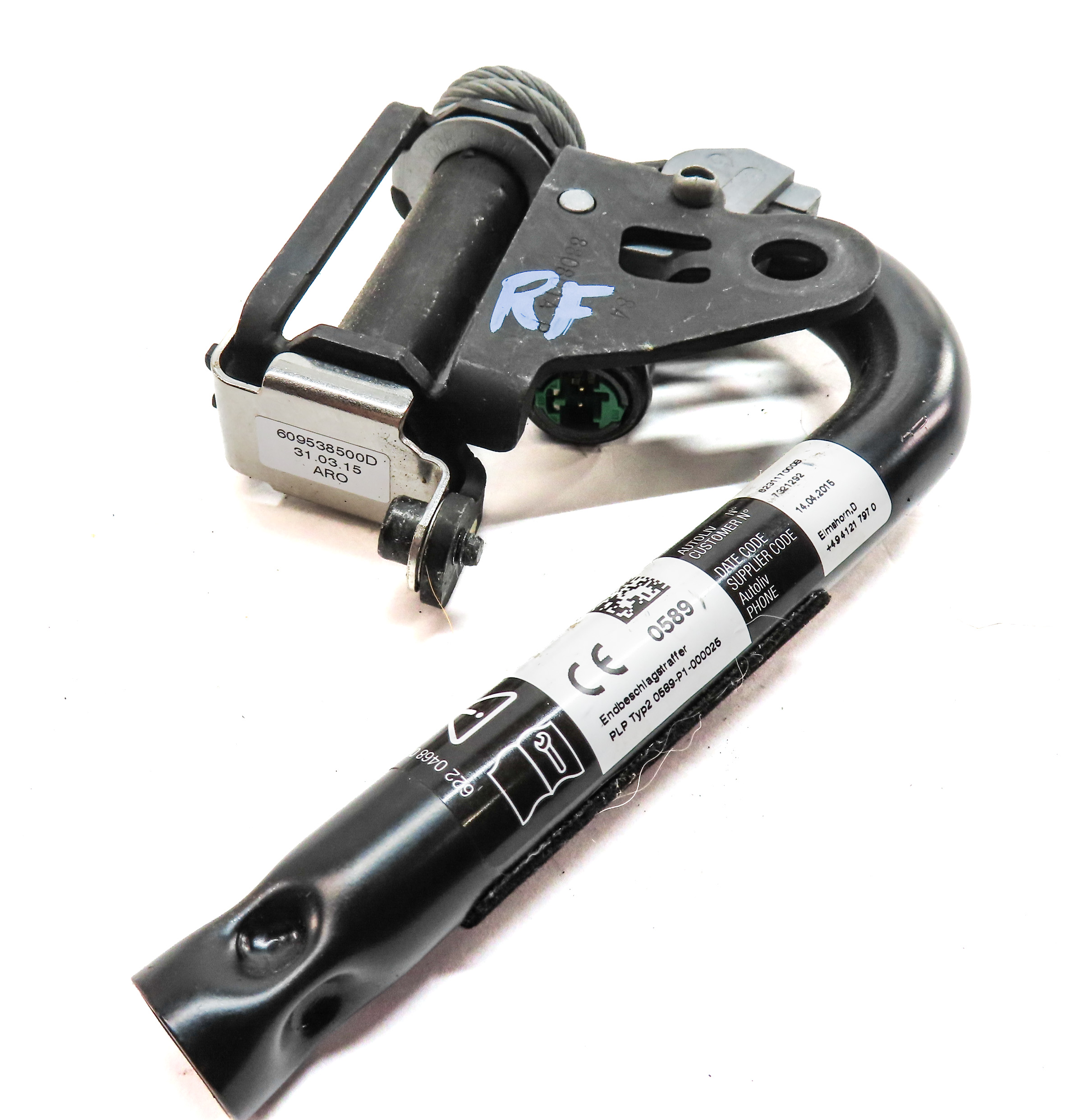 2015 BMW X5 (F15) FRONT RIGHT PASSENGER SEAT SAFETY BELT PRETENSIONER — exact item pictured