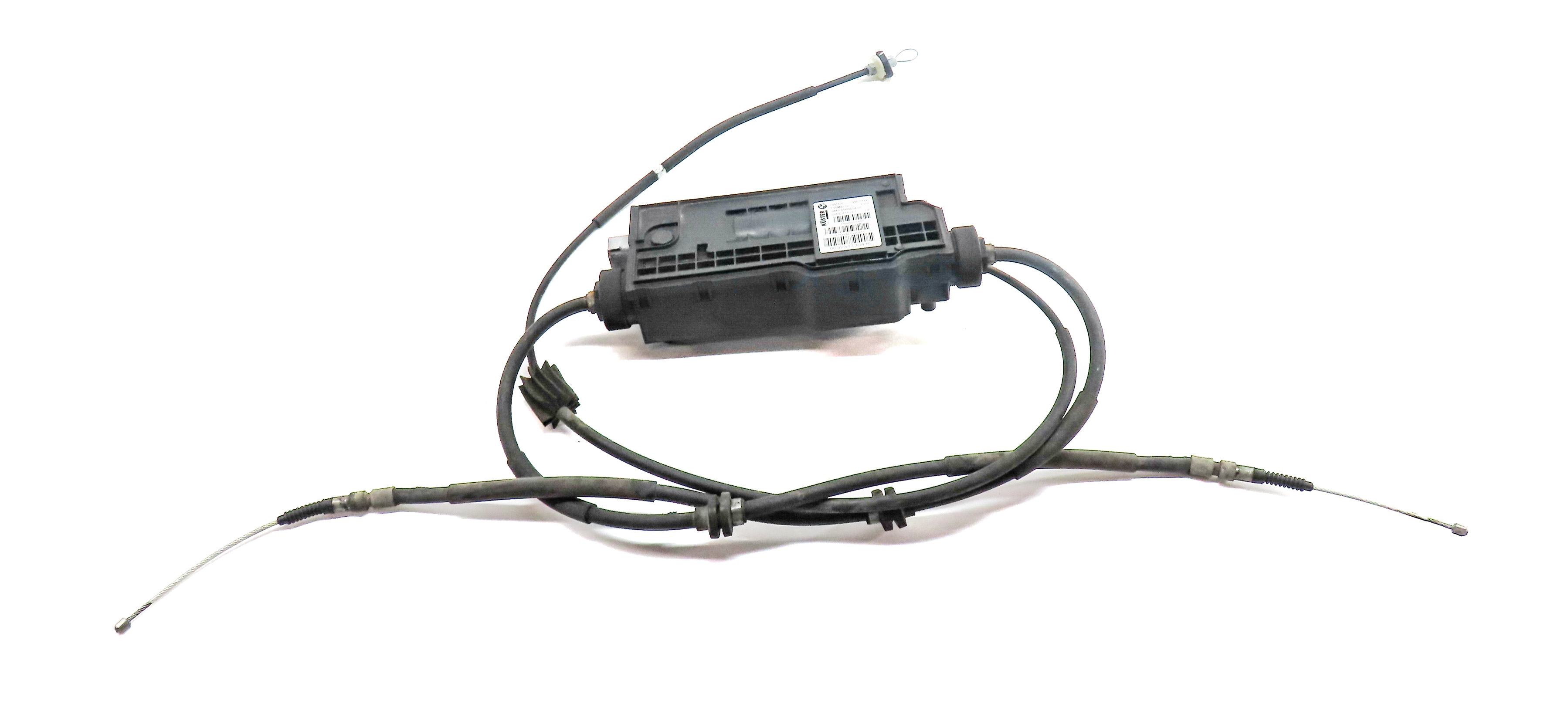 2015 BMW X5 (F15) EMERGENCY ELECTRONIC PARK PARKING BRAKE ACTUATOR w/ CABLES — exact item pictured