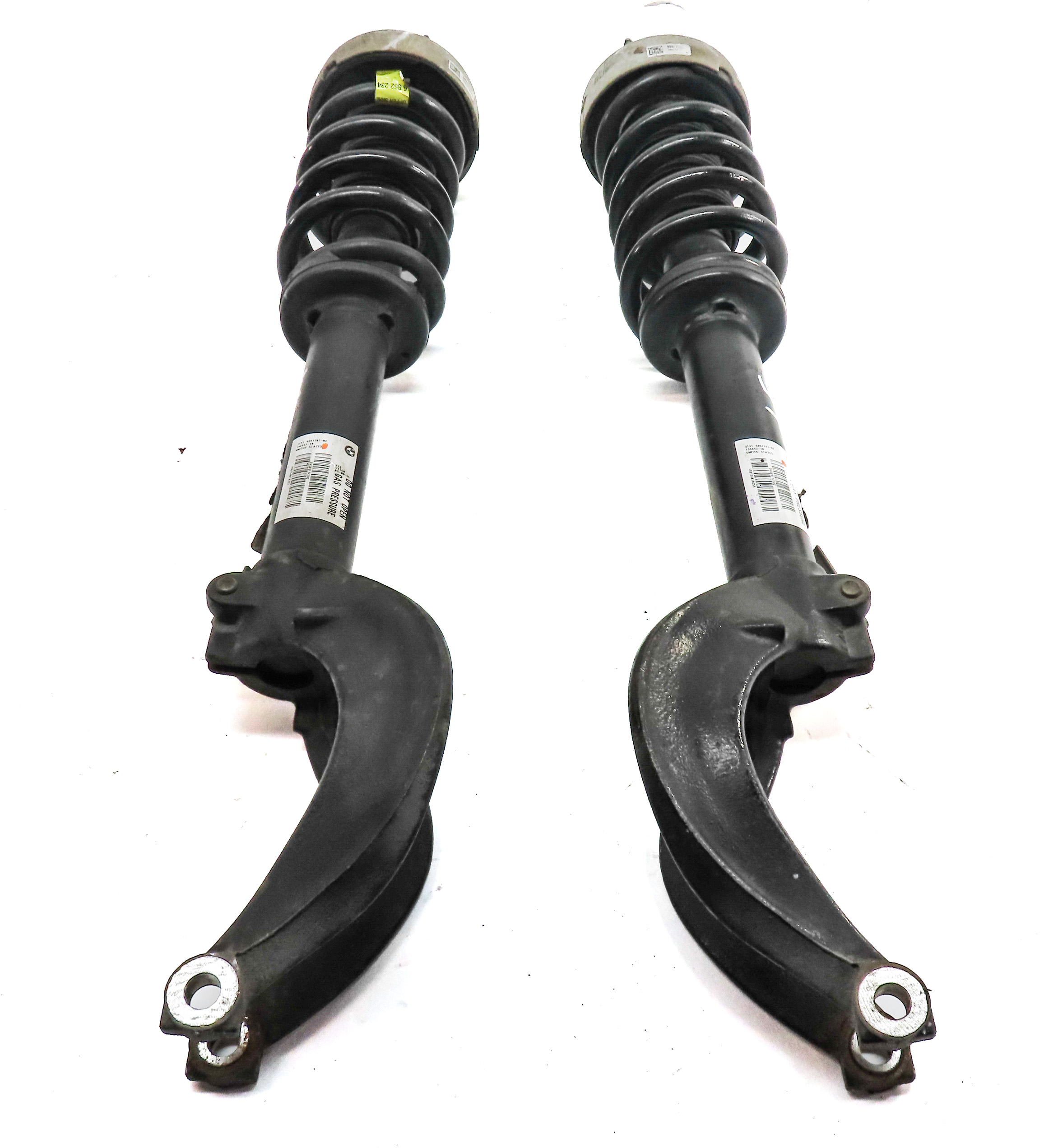 14-19 BMW X5 X6 (F15 F16) X-DRIVE FRONT LEFT & RIGHT SUSPENSION SHOCK STRUT SET — exact item pictured