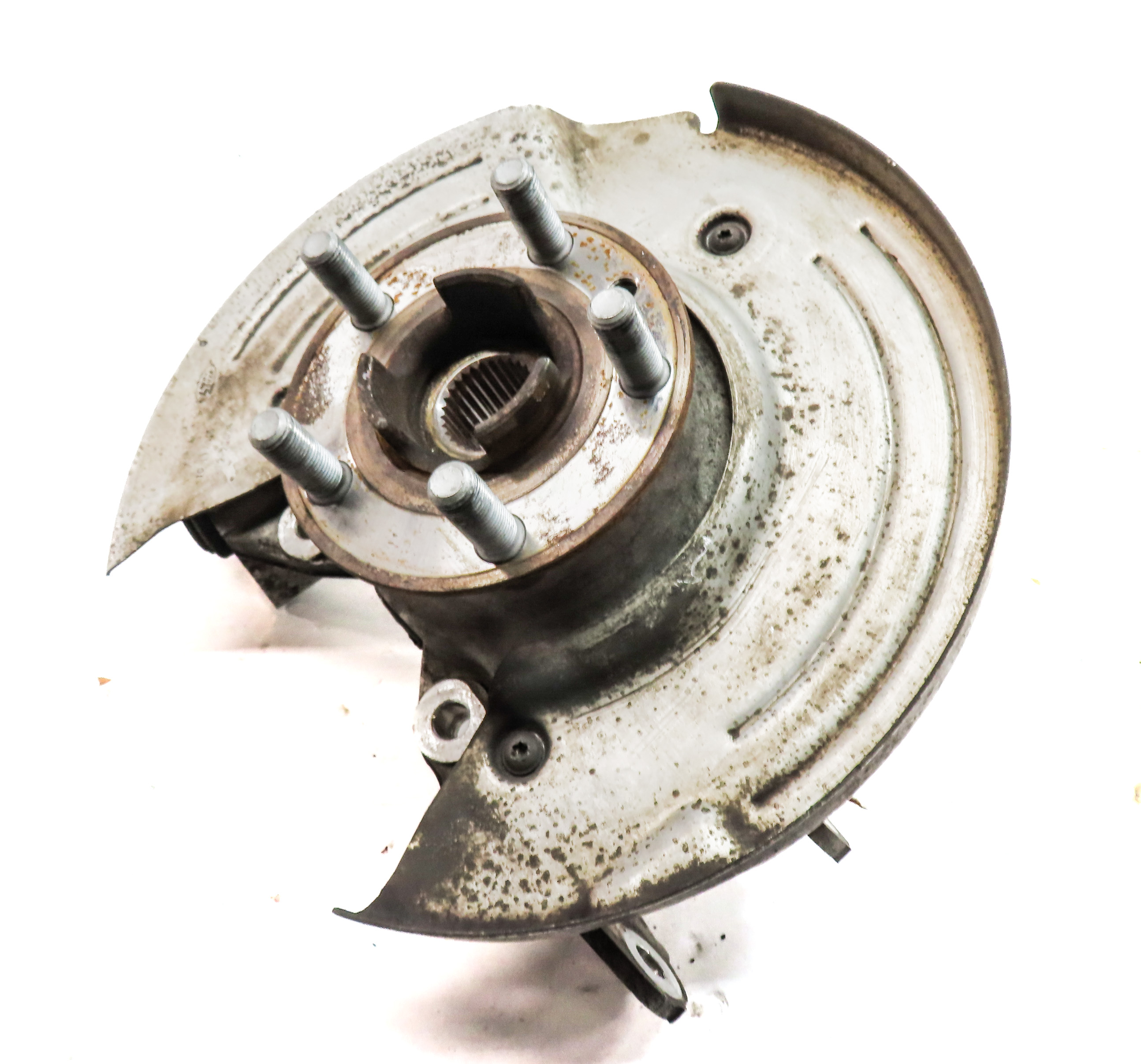 2015-2019 LAND ROVER DISCOVERY SPORT (L550) REAR LEFT DRIVER SPINDLE KNUCKLE HUB — exact item pictured