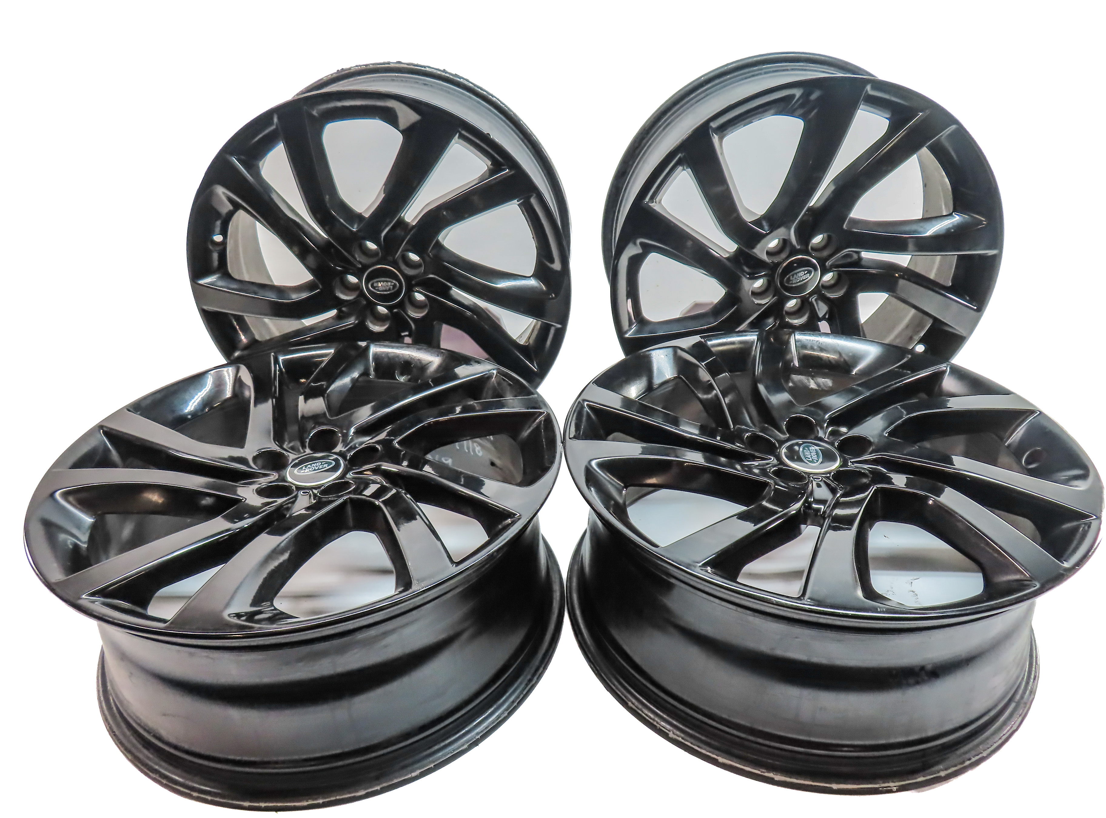 15-20 LAND ROVER DISCOVERY SPORT (L550) 20x8 5 V 10 SPOKE WHEEL RIM SET4 (BLACK) — exact item pictured