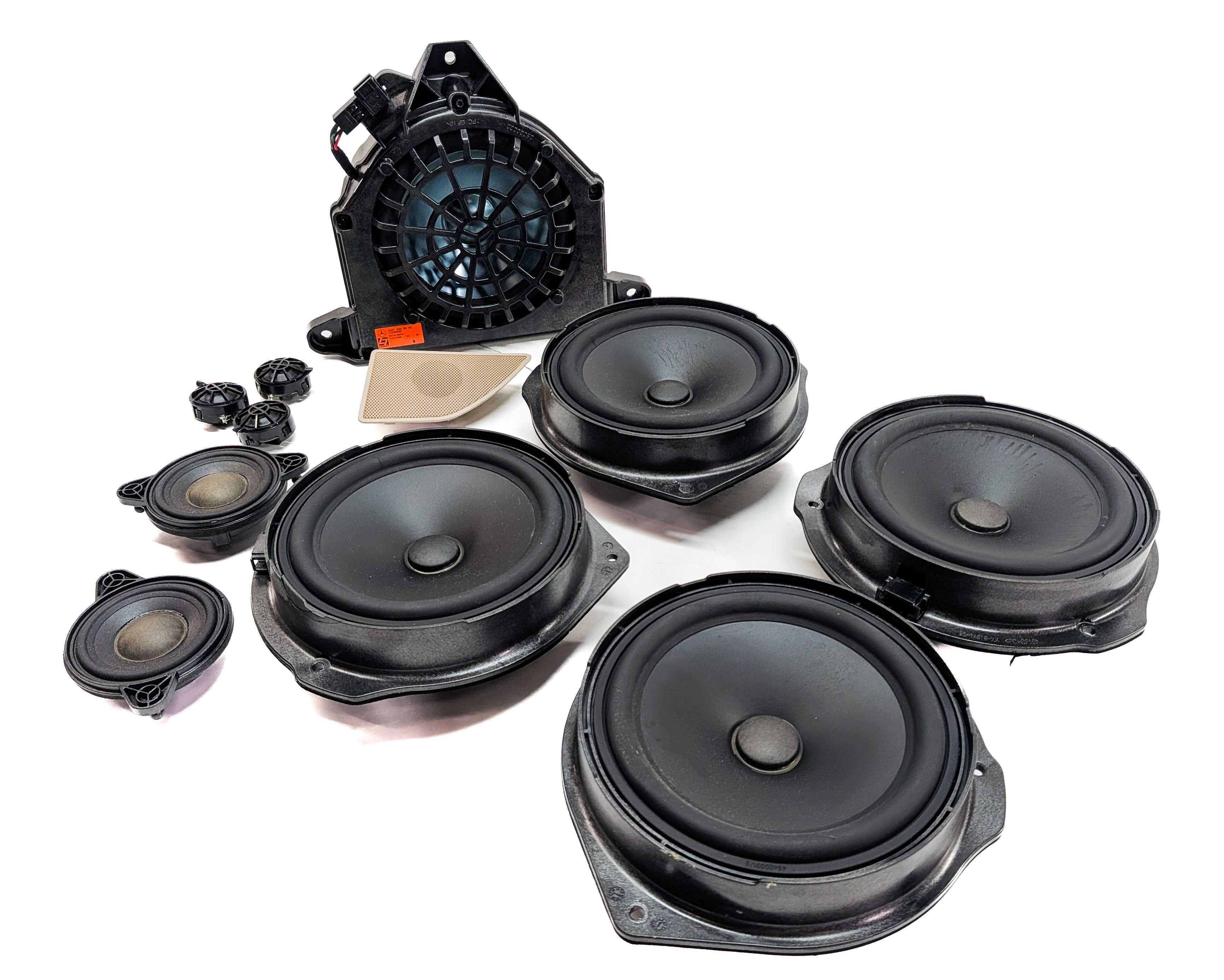 2015 MERCEDES E400 A207 RADIO STEREO LOGIC 7 AUDIO SOUND SYSTEM SPEAKER SET/11 — exact item pictured
