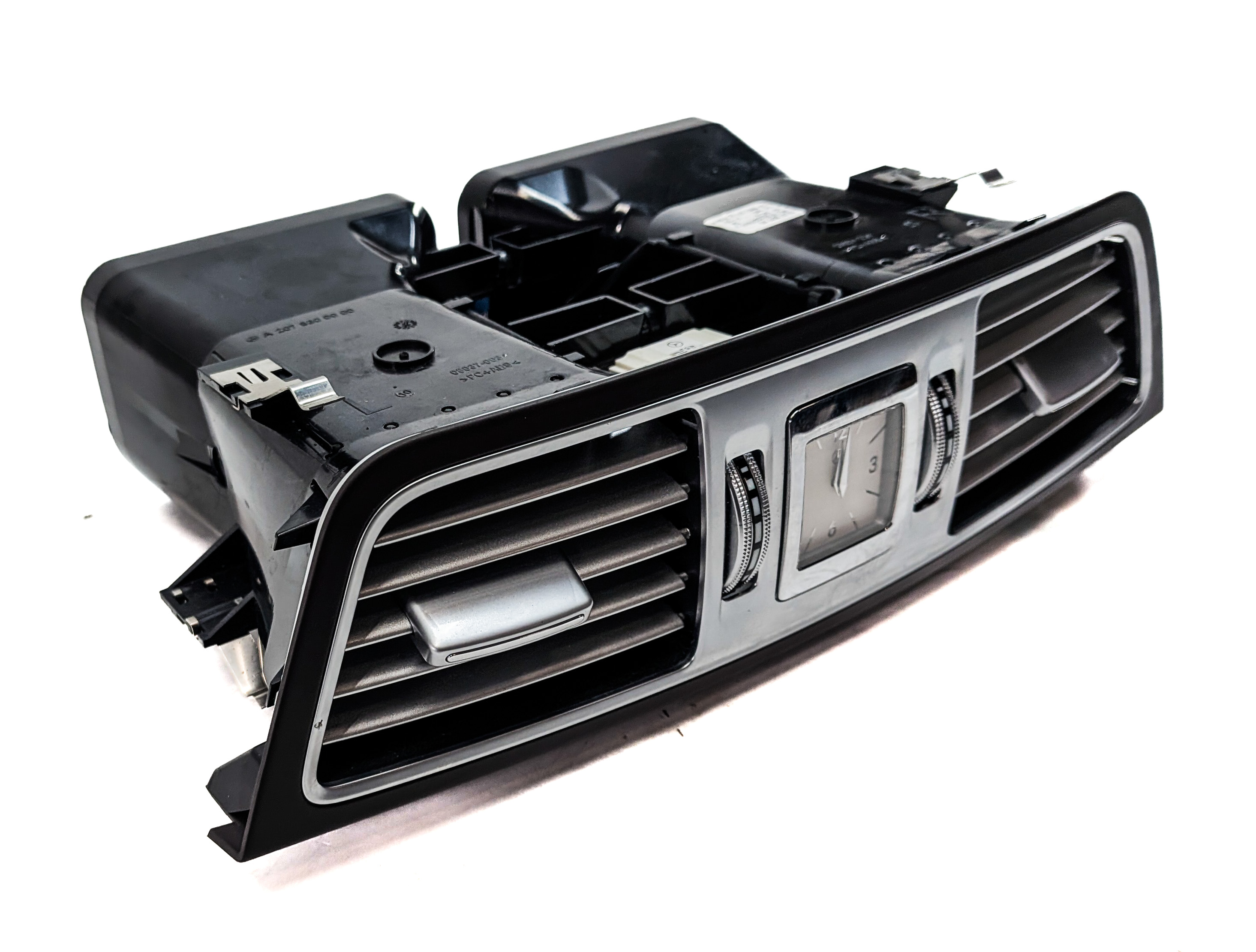 2015 MERCEDES E400 CONV (A207) FRONT CENTER DASH HEAT AIR AC VENT w/ CLOCK — exact item pictured