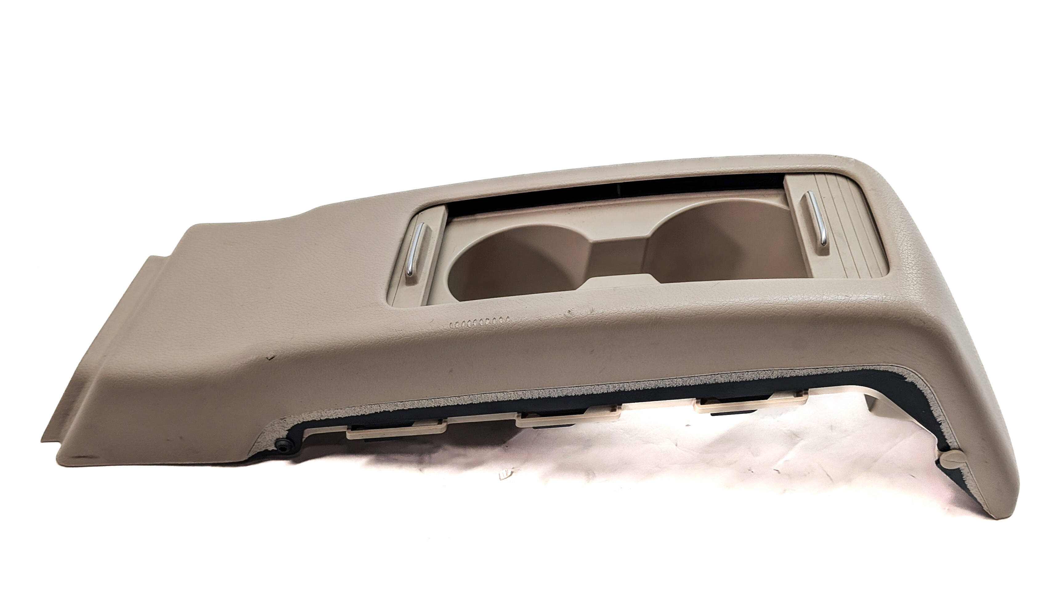 2015 MERCEDES E400 CONV A207 REAR CENTER CONSOLE DUAL CUPHOLDER ASSEMBLY (Beige) — exact item pictured