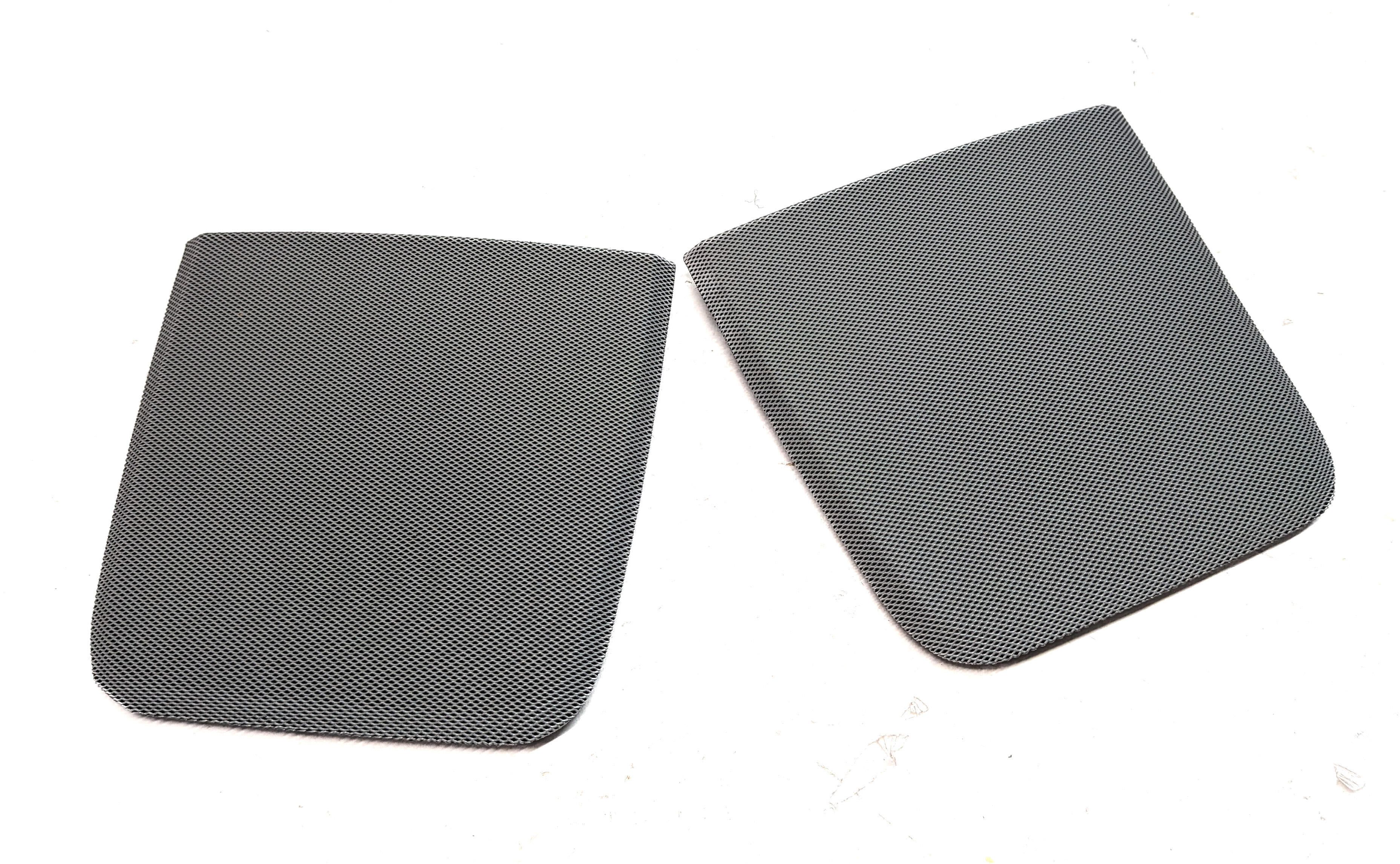 2015 MERCEDES E400 CONV A207 REAR RADIO AUDIO SPEAKER GRILLE COVER SET/2 (BEIGE) — exact item pictured