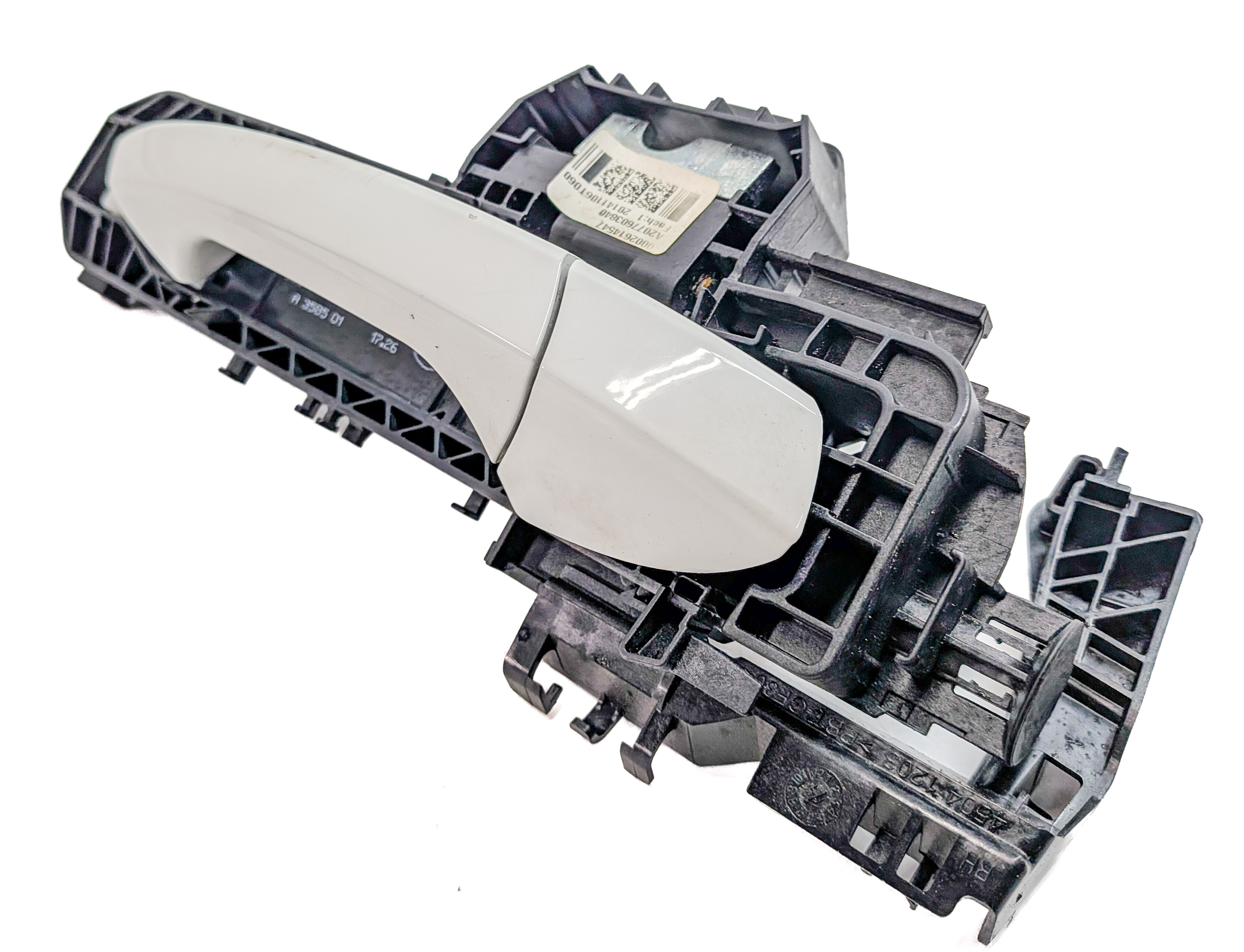 10-17 MERCEDES E CLASS A207 C207 FRONT RIGHT PASSENGER DOOR HANDLE (White) — exact item pictured