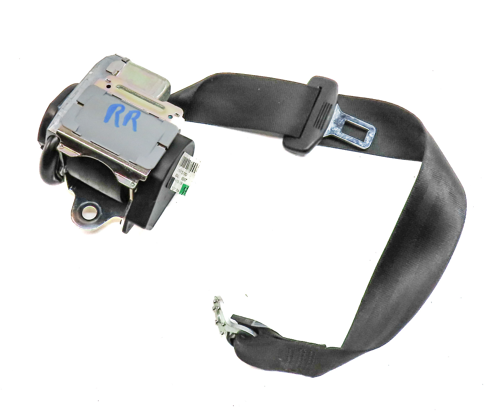 2013 AUDI S5 CONVERTIBLE (B8 8T) REAR RIGHT SEAT SEATBELT RETRACTOR (Black) — exact item pictured