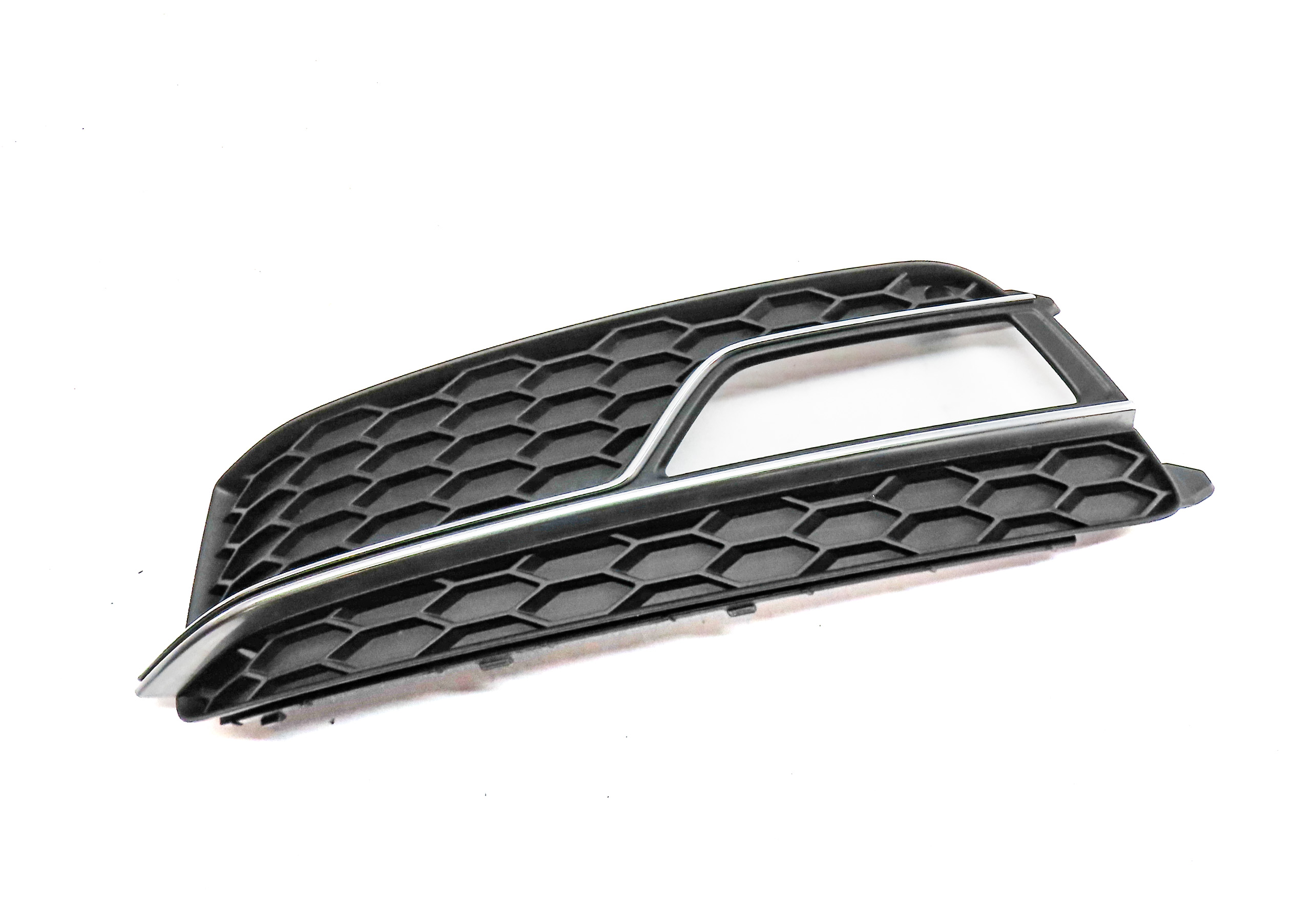 2013-2017 AUDI S5 (B8 8T) FRONT LEFT & RIGHT LOWER FOGLIGHT GRILLE TRIM SET-2 — exact item pictured