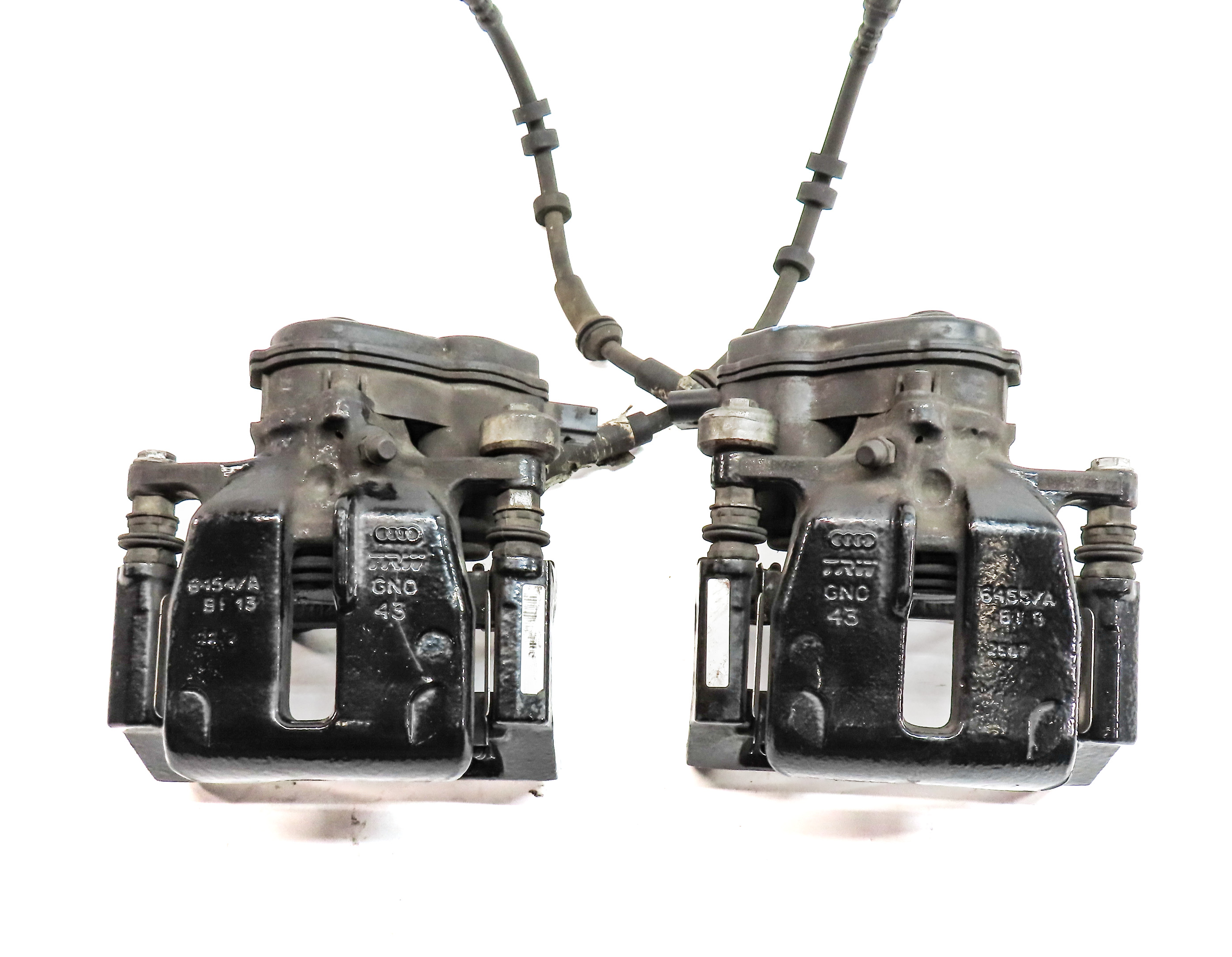 2008-2016 AUDI S4 S5 (B8 8K 8T) REAR LEFT & RIGHT DISC BRAKE CALIPER SET-2 — exact item pictured
