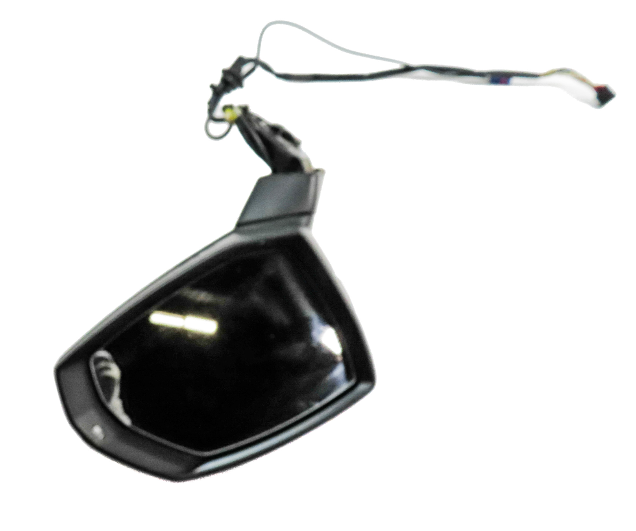 17-19 AUDI Q7 4M RIGHT PASSENGER P-FOLD BLIND SPOT CAMERA DOOR MIRROR (Blue) — exact item pictured