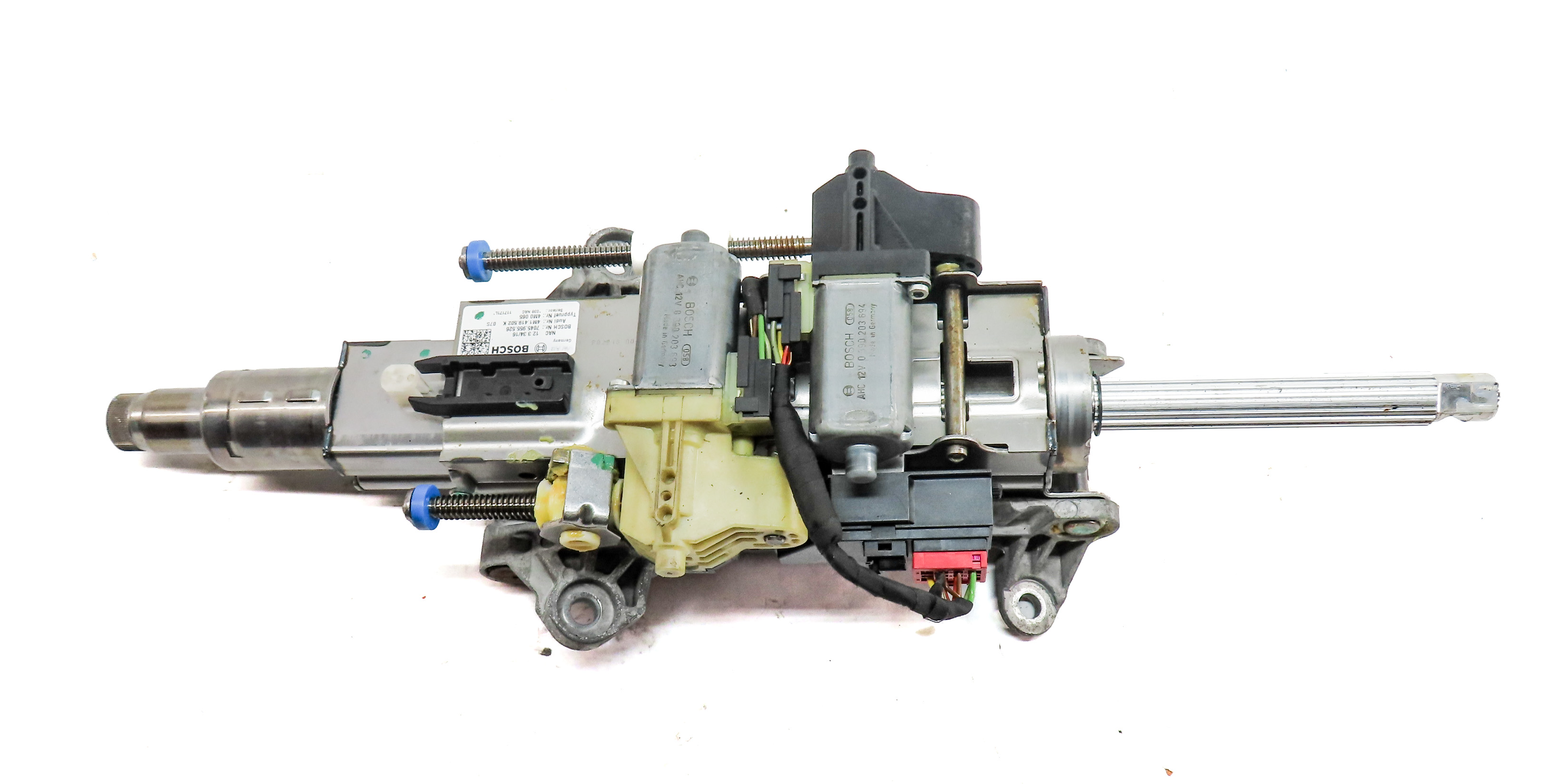 17-19 AUDI Q7 4M ESTEERING COLUMN w/ MOTORS (NO lane keep & NO adaptive cruise) — exact item pictured