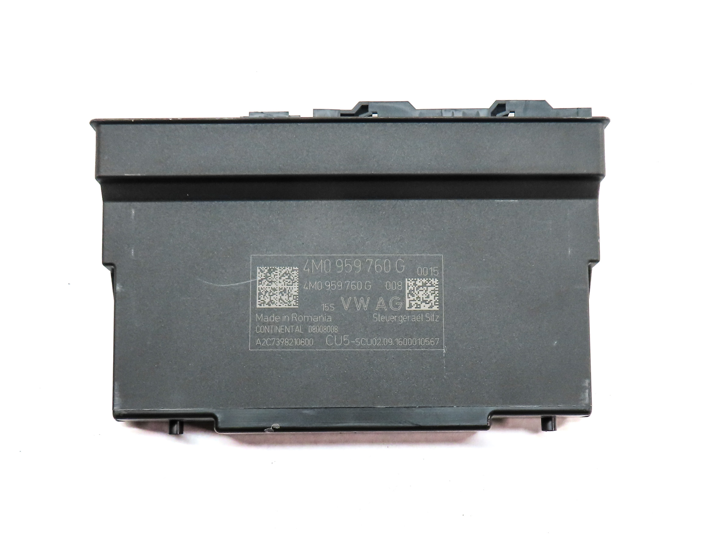 17-20 AUDI Q7 (4M) REAR 3RD THIRD ROW SEAT ADJUST ADJUSTMENT CONTROL MODULE — exact item pictured