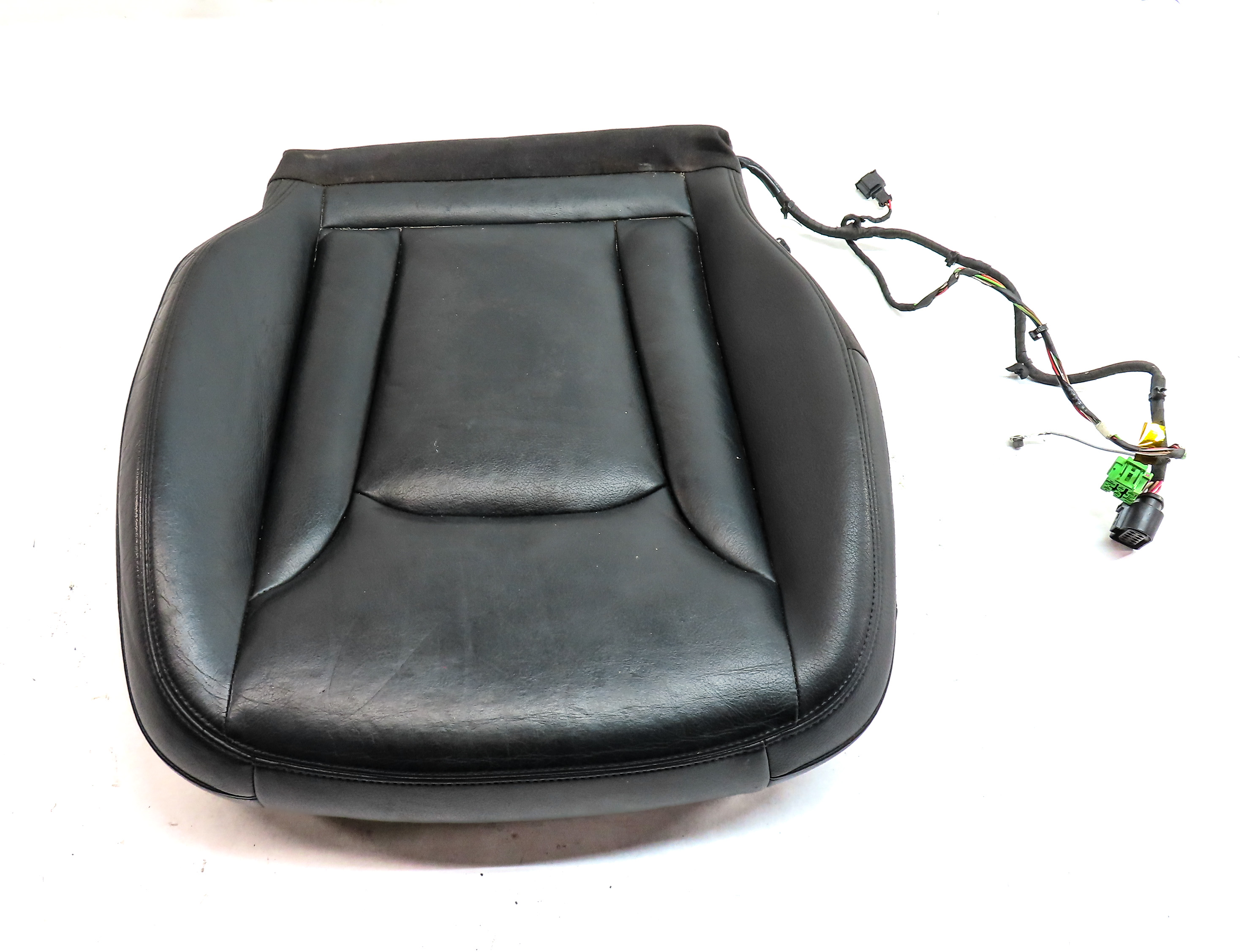 2017 AUDI Q7 (4M) FRONT RIGHT PASSENGER LOWER MEMORY HEATED SEAT CUSHION (Black) — exact item pictured