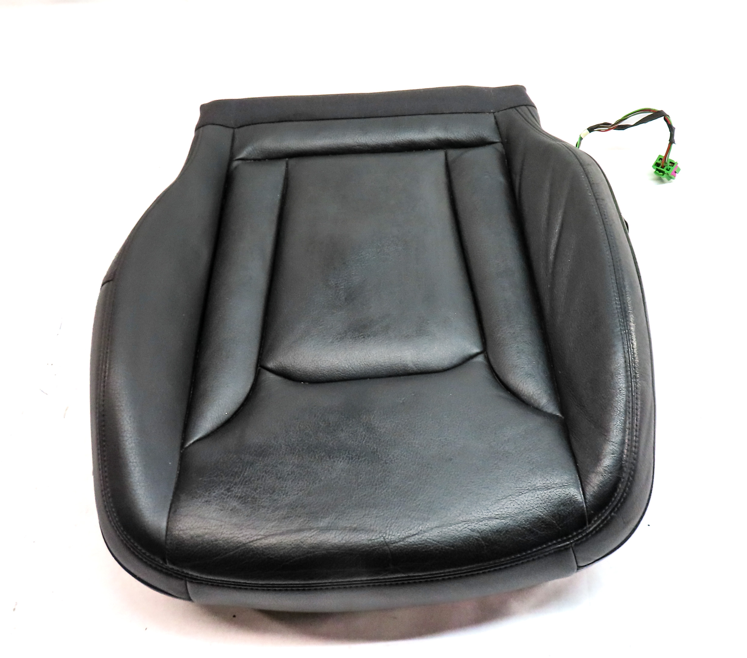 2017 AUDI Q7 (4M) FRONT LEFT DRIVER LOWER MEMORY HEATED SEAT CUSHION (Black) — exact item pictured