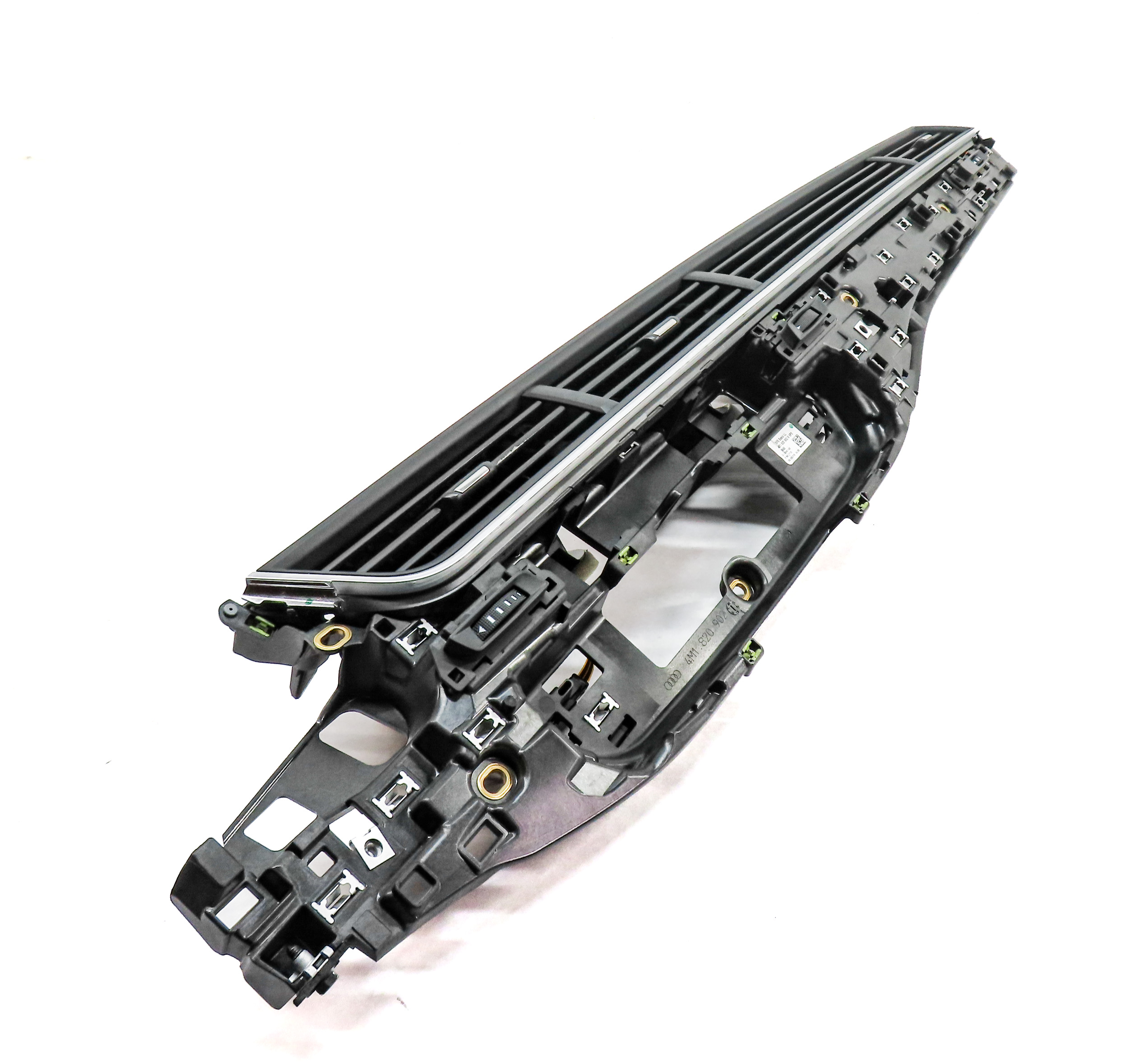2017 AUDI Q7 (4M) FRONT CENTER RIGHT DASH HEAT AIR AC HVAC VENT ASSEMBLY (Black) — exact item pictured
