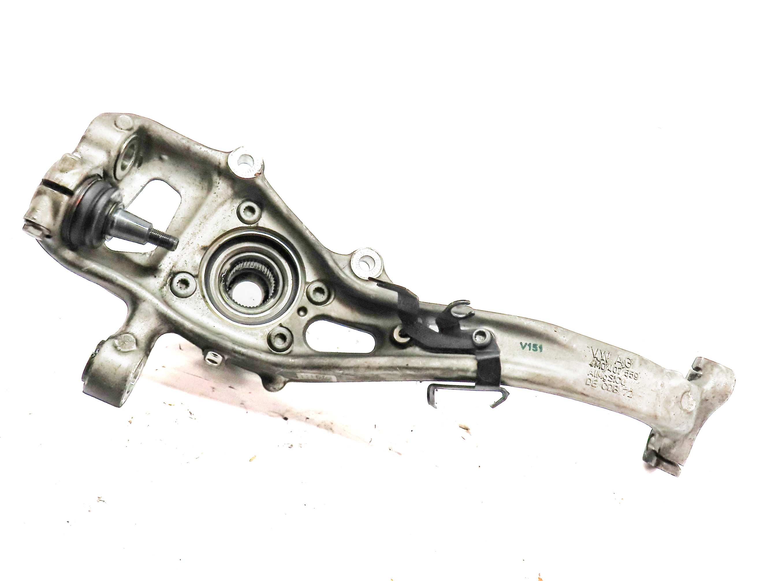 2017-2022 AUDI Q7 (4M) FRONT LEFT DRIVER SPINDLE KNUCKLE WHEEL BEARING HUB — exact item pictured