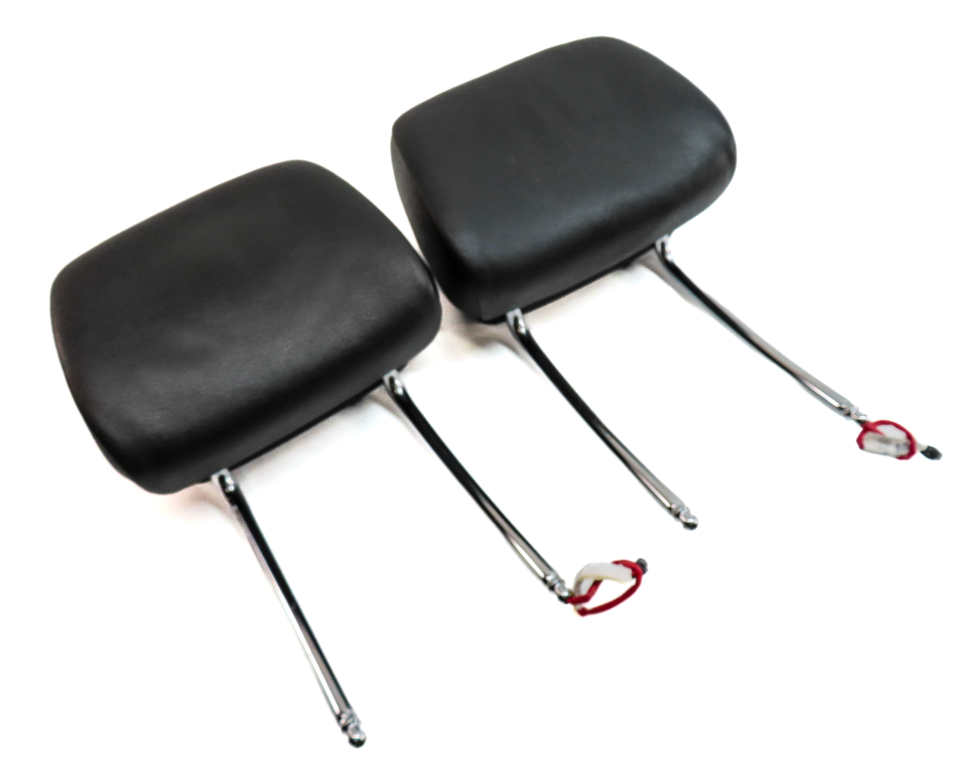2011-2013 BMW 5 SERIES GT (F07 F10) FRONT LEFT & RIGHT SEAT HEADREST SET (Black) — exact item pictured