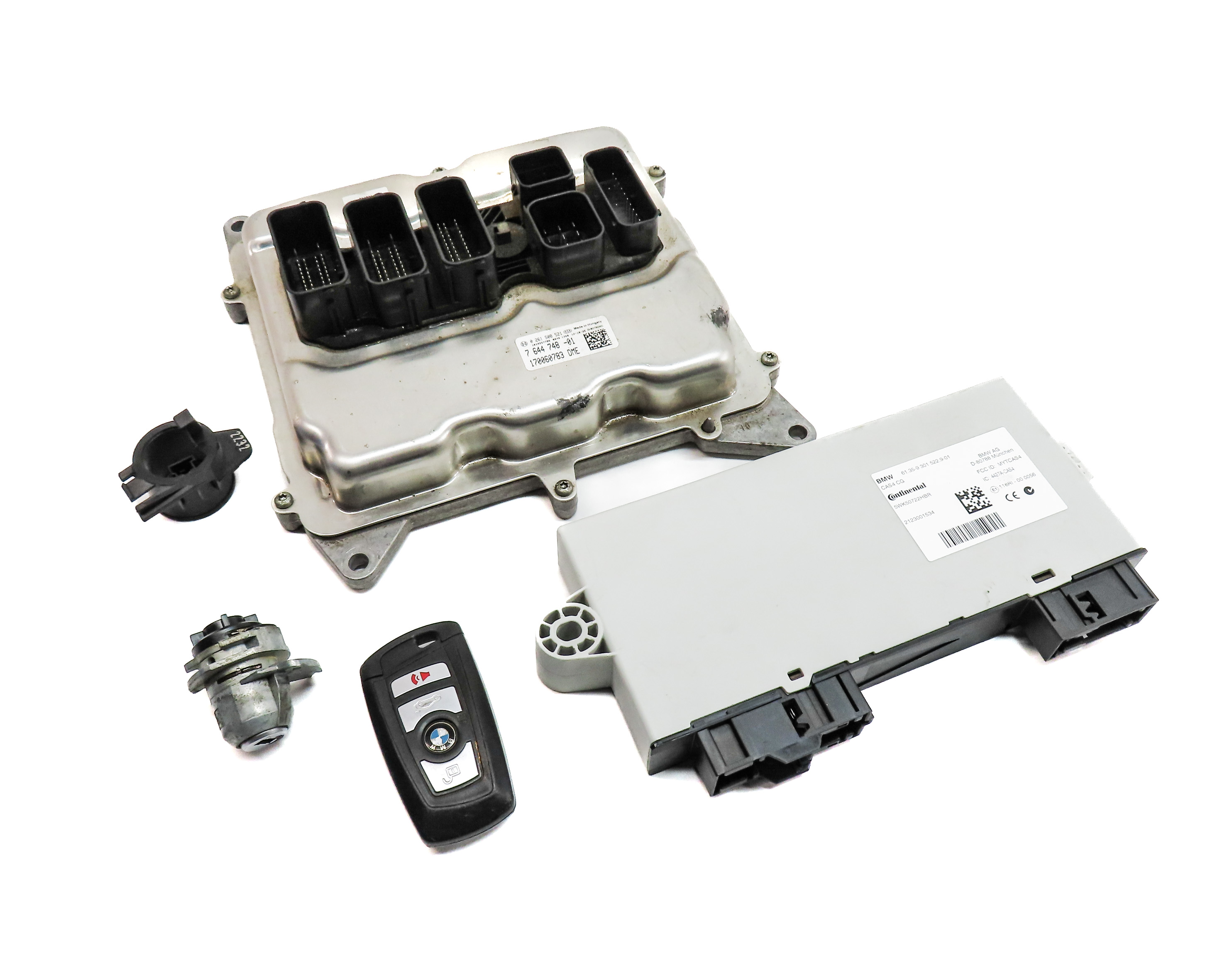12-14 BMW 320i 328i 528i X3 F10 F25 F30 MEVD1724 N20 ECM DME MODULE KEY SET — exact item pictured