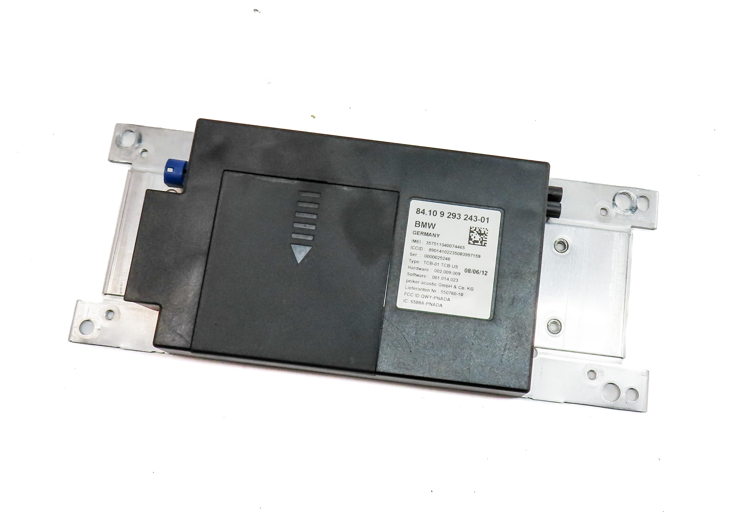 2013 BMW ACTIVE HYBRID 3 (F30) TELEMATICS COMMUNICATION CONTROL MODULE — exact item pictured