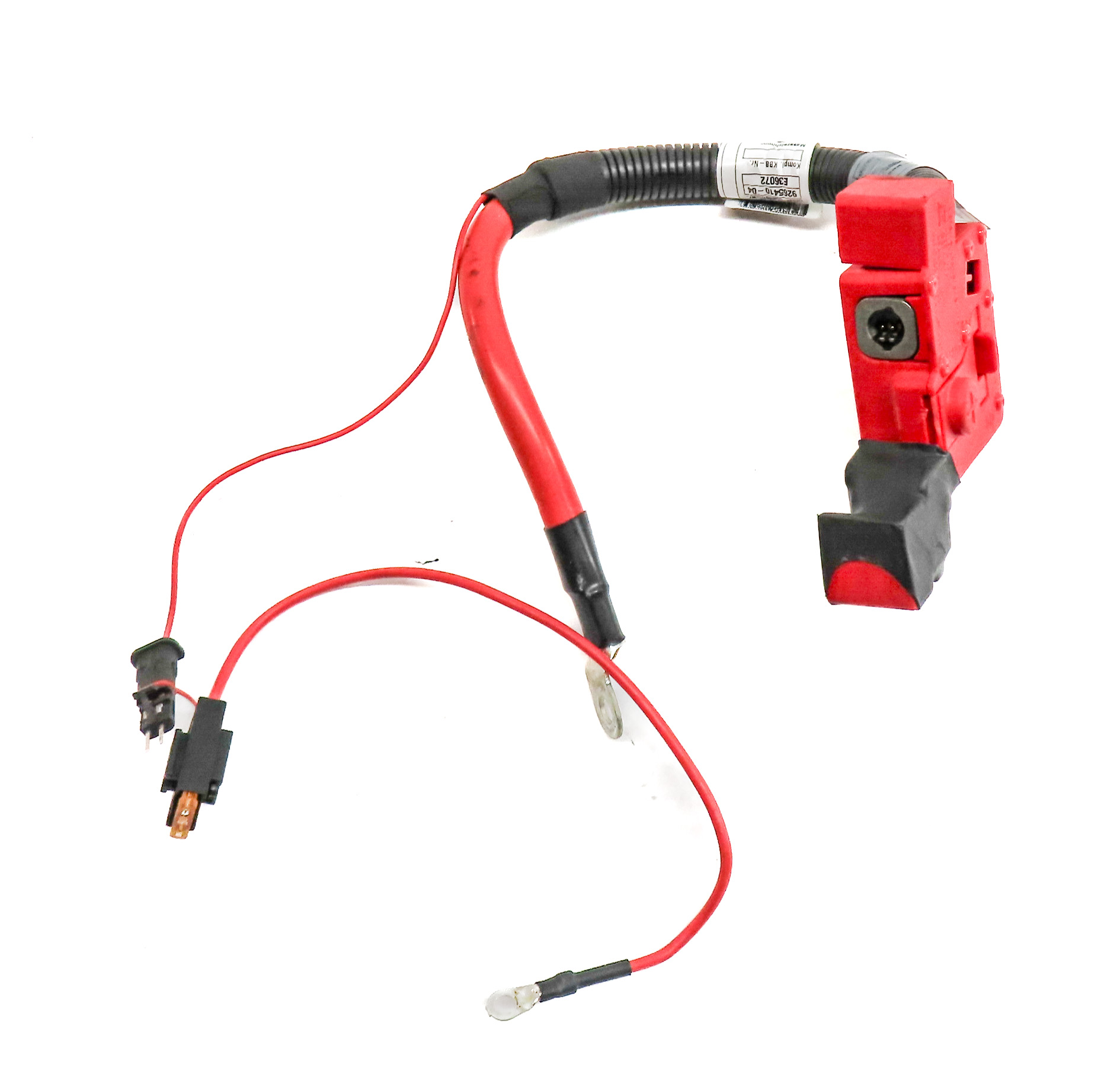 2013 BMW ACTIVE HYBRID 3 (F30) 3.0L (N55) ENGINE POSITIVE BATTERY TERMINAL CABLE — exact item pictured