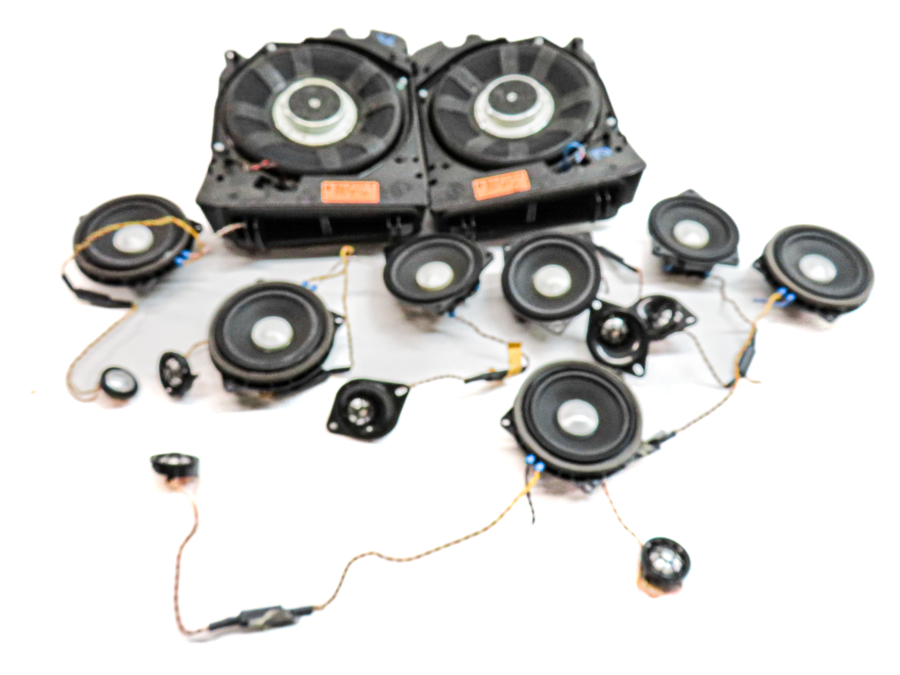 2013 BMW ACTIVE HYBRID 3 (F30) HARMAN KARDON SOUND SYSTEM SPEAKER SET/16 — exact item pictured