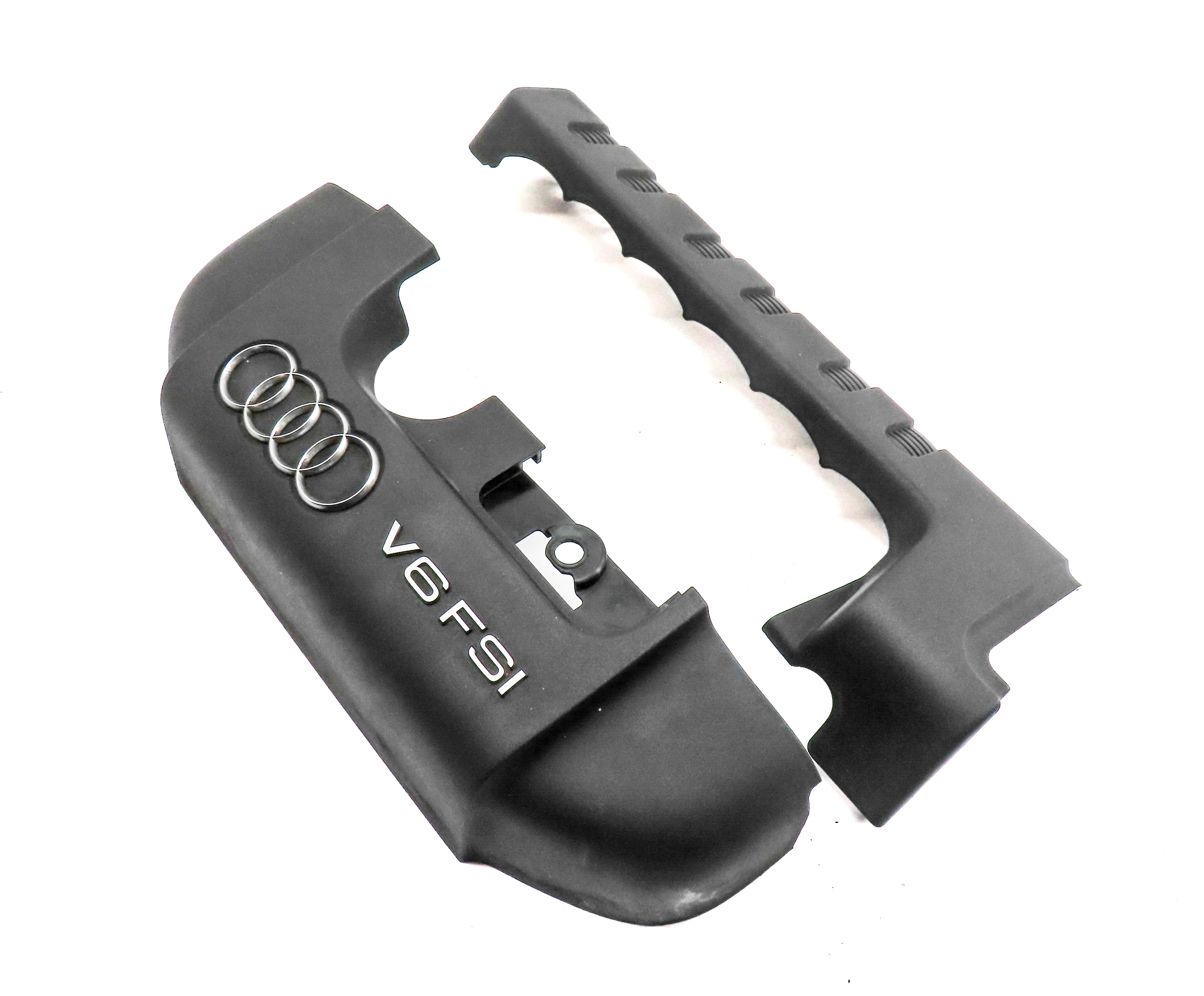 2007-2010 AUDI Q7 4L 3.6L ENGINE MOTOR COVER TRIM SET/2 — exact item pictured