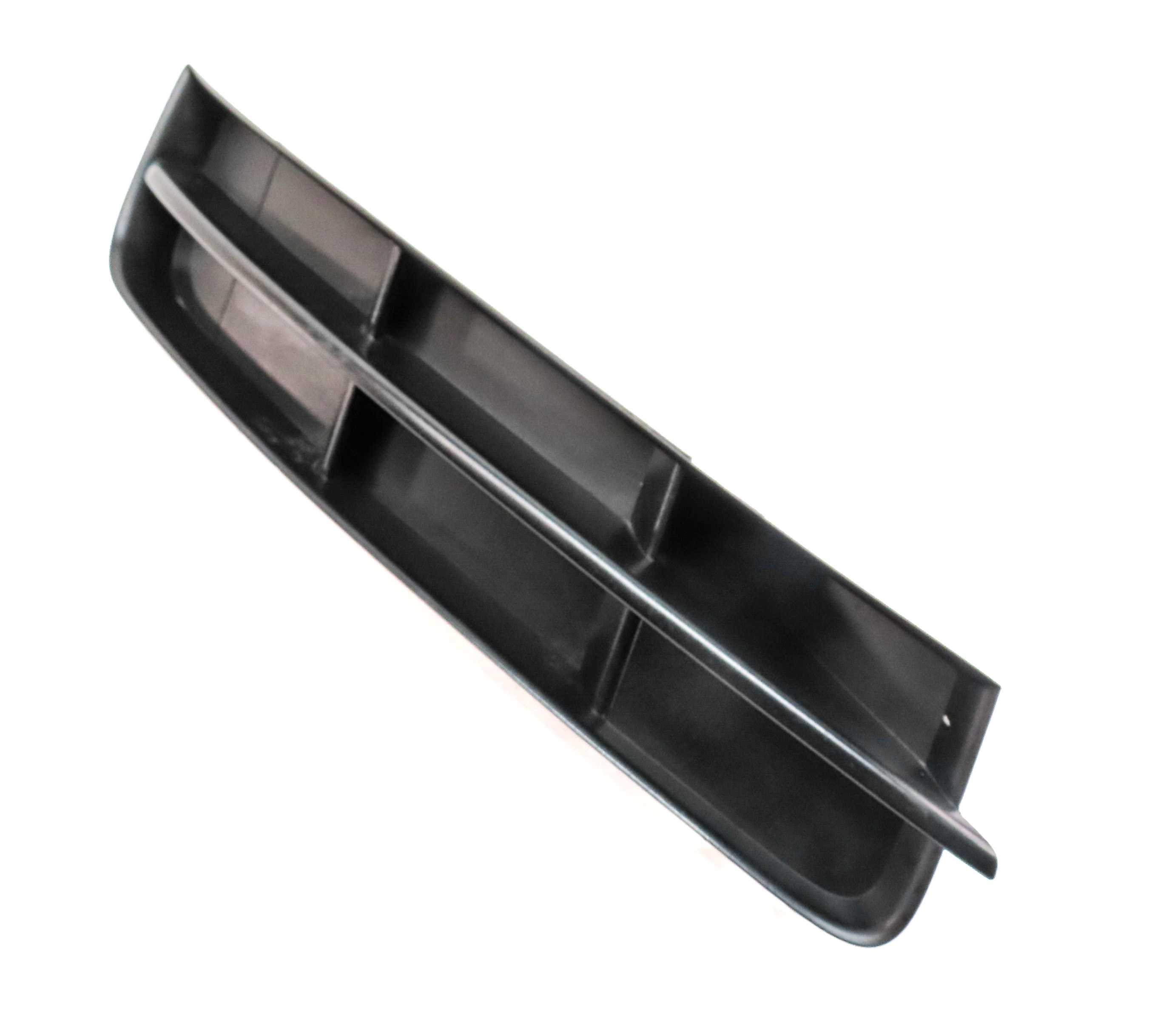 2010 AUDI Q7 (4L) FRONT RIGHT PASSENGER LOWER BUMPER GRILLED TRIM END (BLACK) — exact item pictured