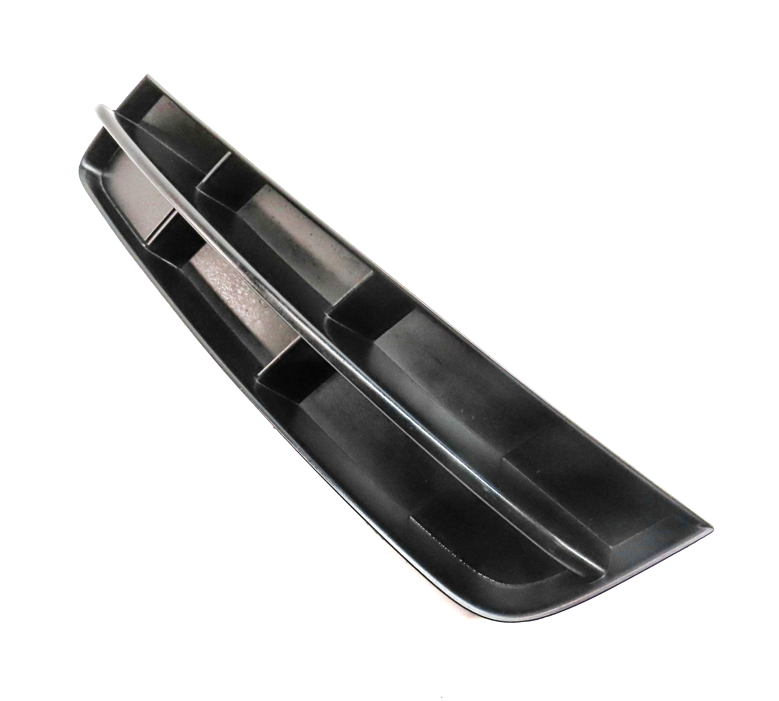 2010 AUDI Q7 (4L) FRONT LEFT DRIVER LOWER BUMPER GRILLE TRIM END (BLACK) — exact item pictured