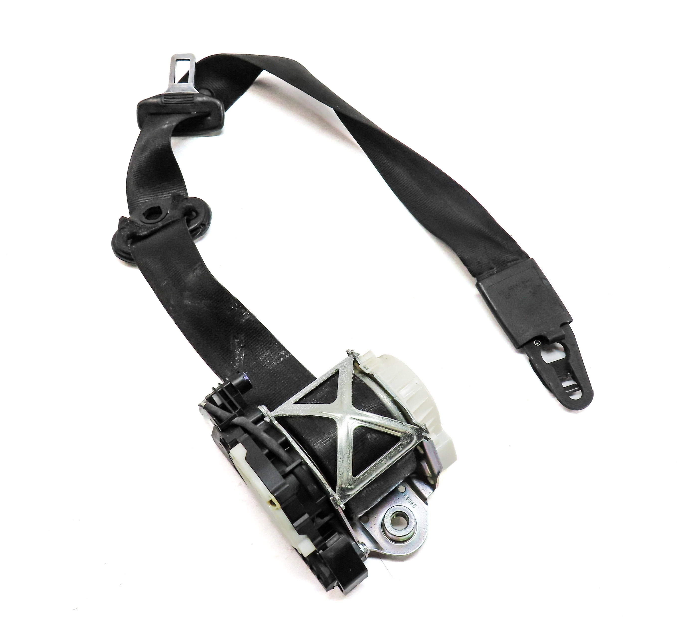 2007-2009 AUDI Q7 (4L) FRONT LEFT DRIVER SEAT SEATBELT RETRACTOR (Black) — exact item pictured
