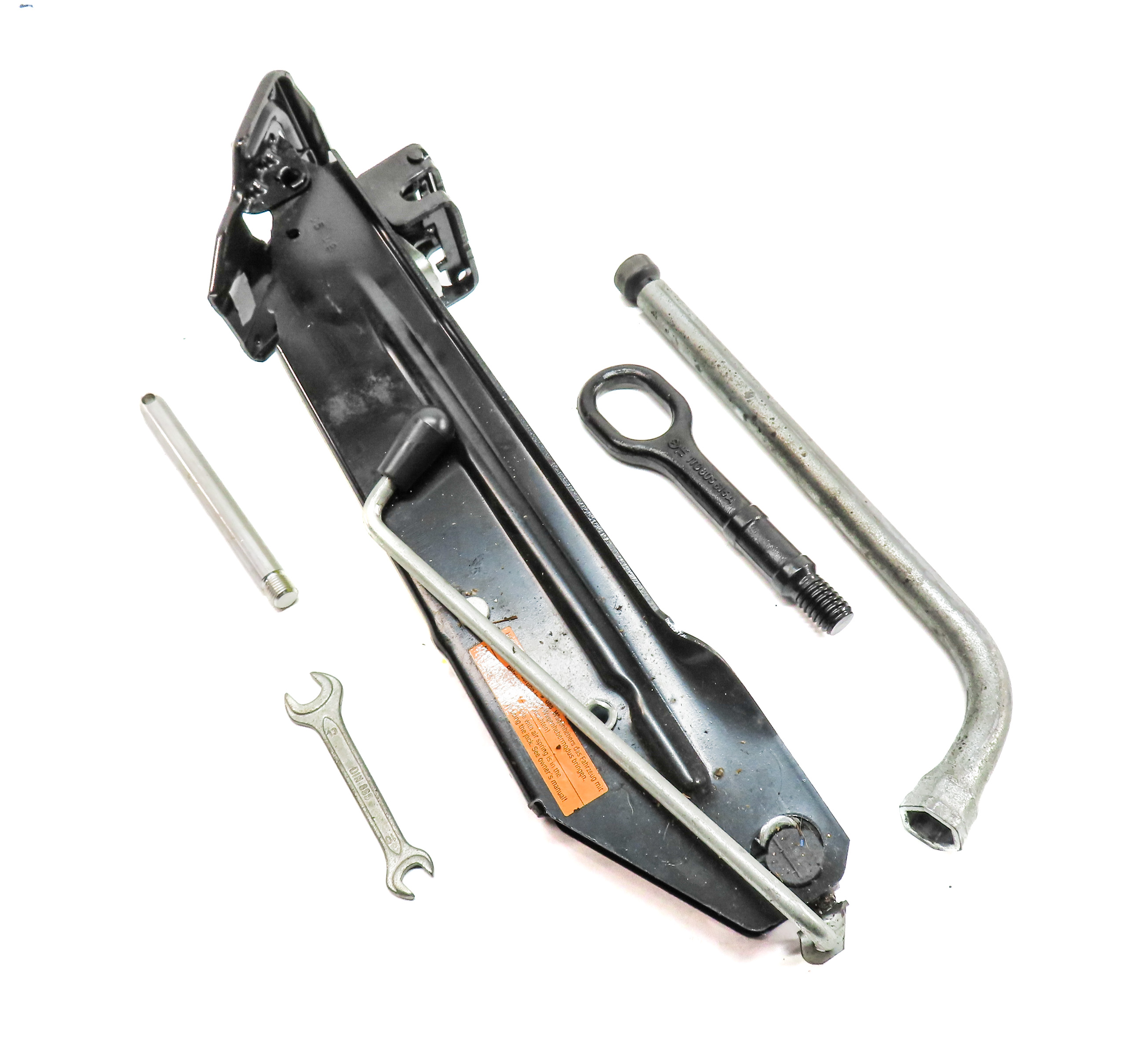 09-17 AUDI Q5 SQ5 Q7 (8R B8 4L) EMERGENCY SPARE TIRE CAR LIFT JACK TOOL KIT SET — exact item pictured