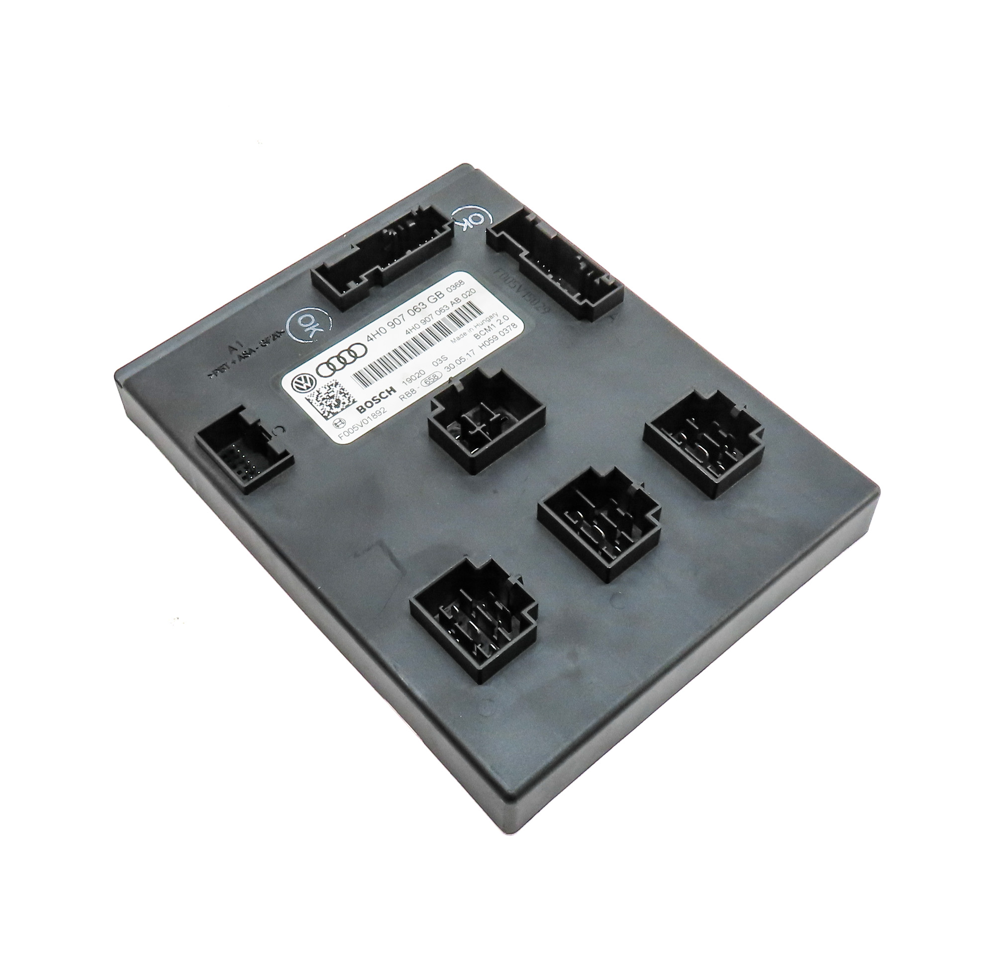 2018 AUDI A8L (D4 4H) 4.0L (CTGF) ENGINE ONBOARD POWER SUPPLY CONTROL MODULE — exact item pictured