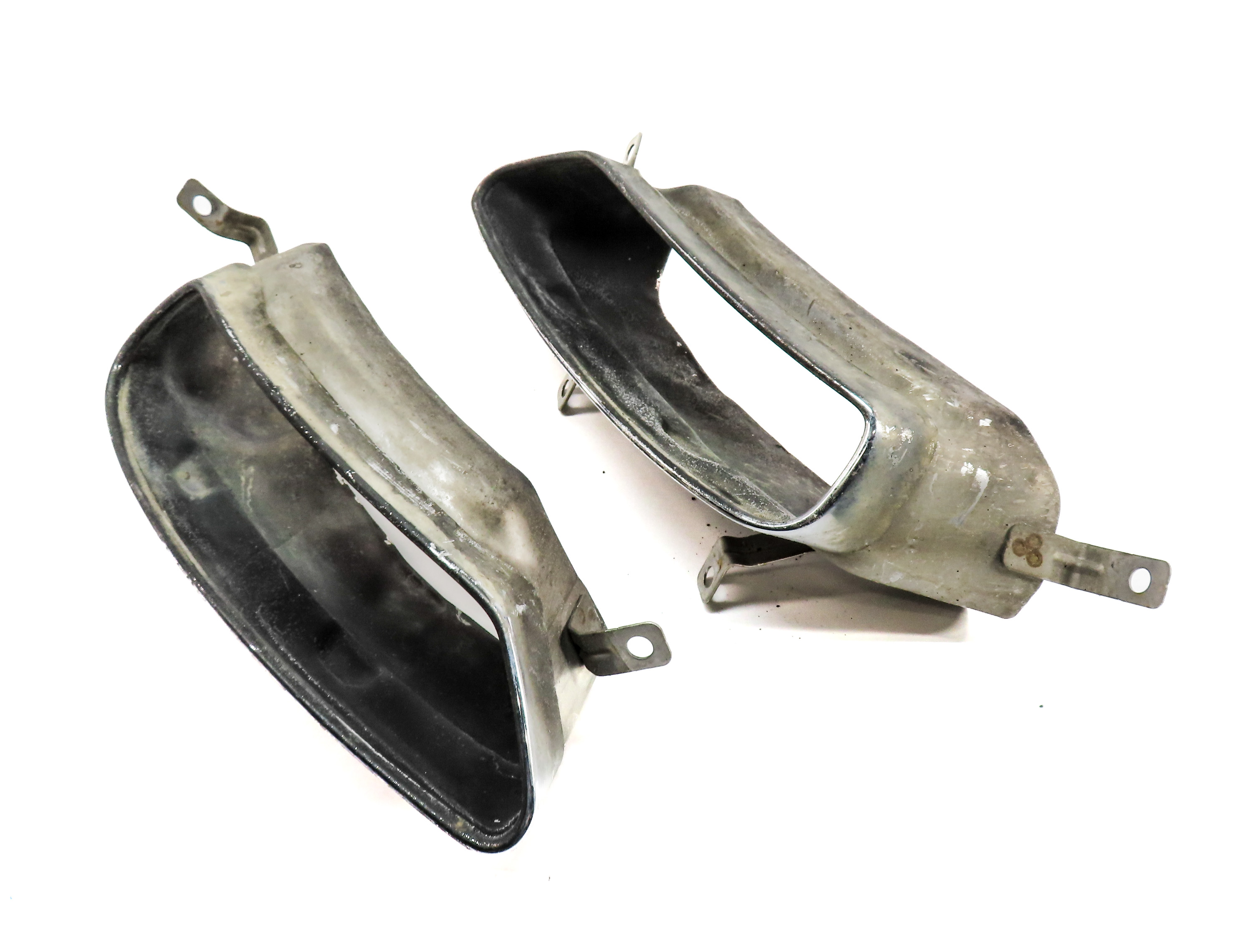 2013-2018 AUDI A8L (D4 4H) REAR EXHAUST MUFFLER TIP SET/2 (CHROME) — exact item pictured